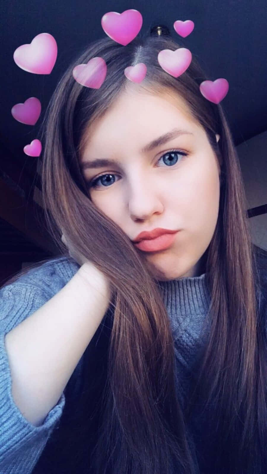 Snapchat प्यारी लड़की की तस्वीर वॉलपेपर
