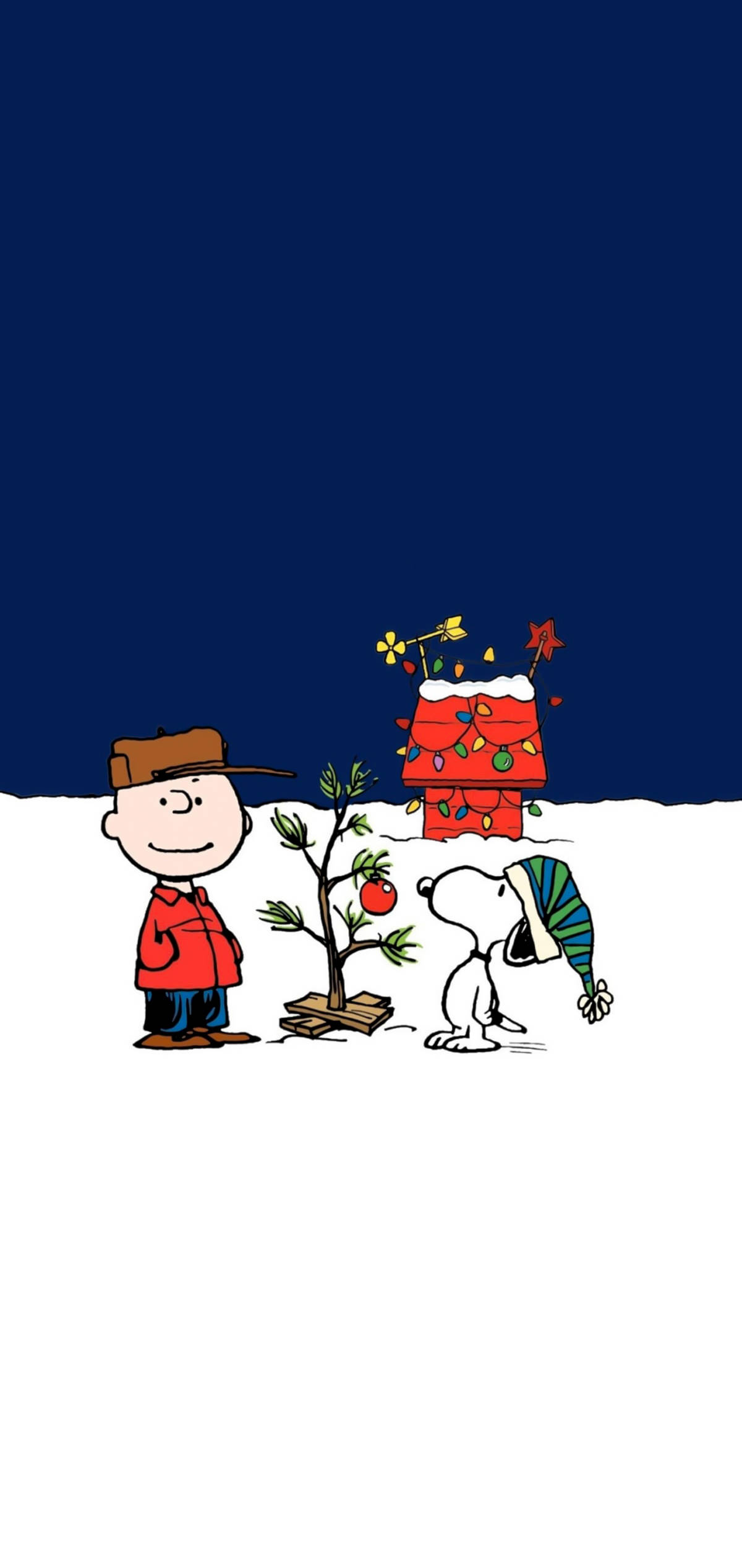 Snoopy के साथ छुट्टियों का मौसम मनाएं वॉलपेपर