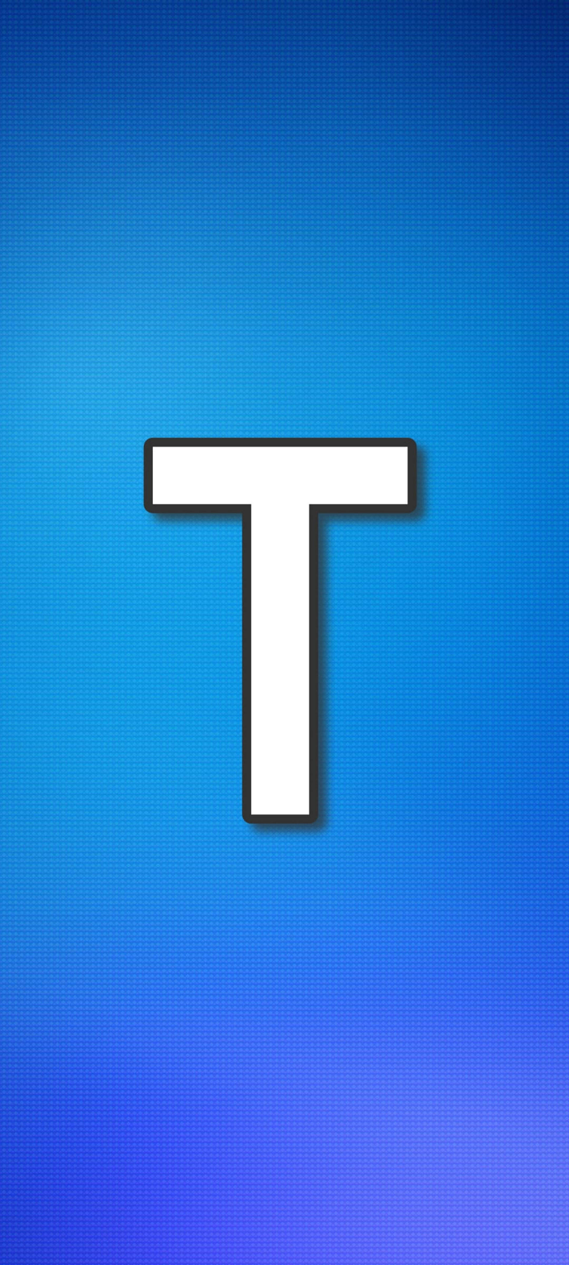 अक्षर T ग्रिड पैटर्न वॉलपेपर