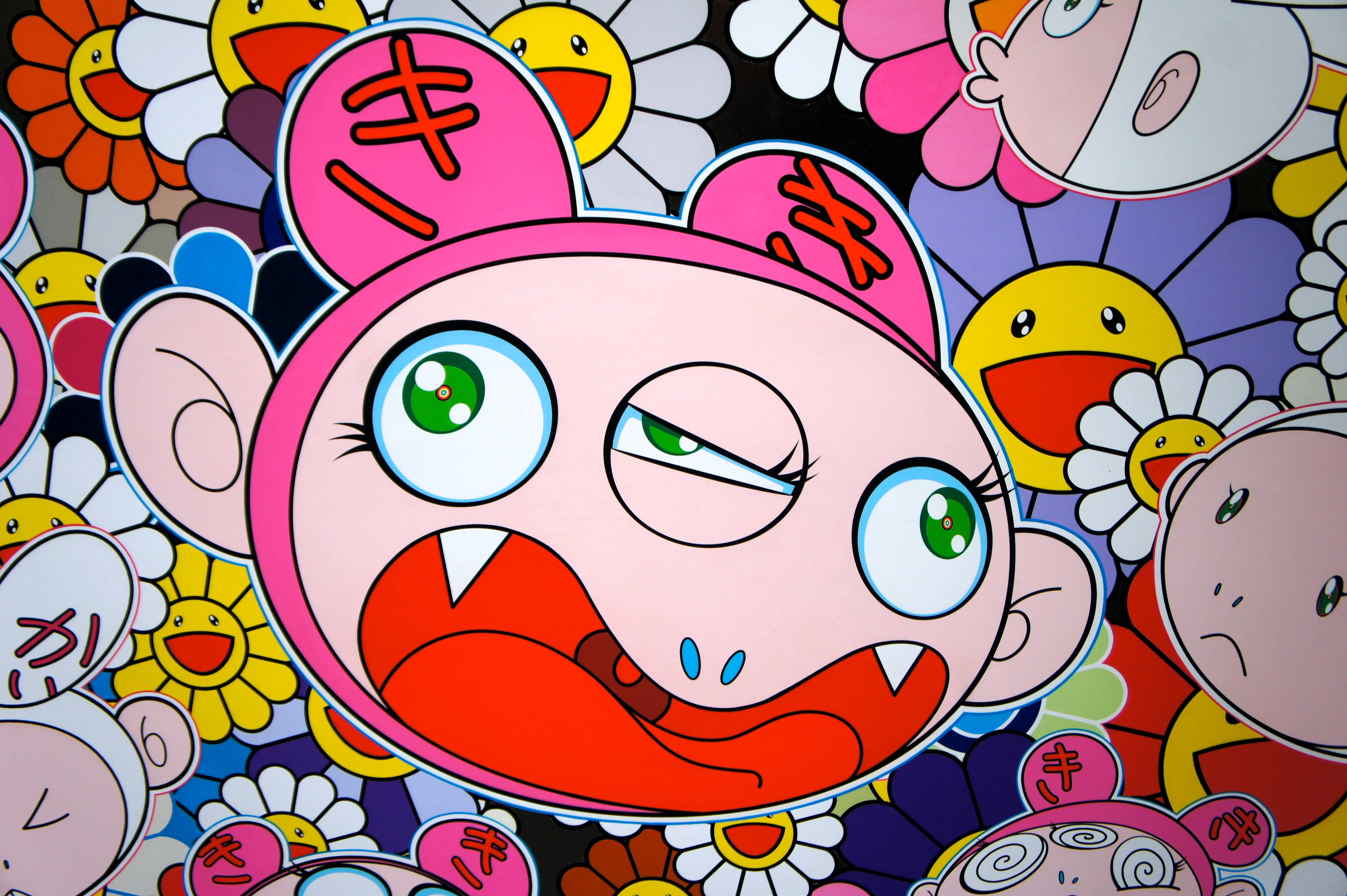 Takashi Murakami 4K एलियन वॉलपेपर