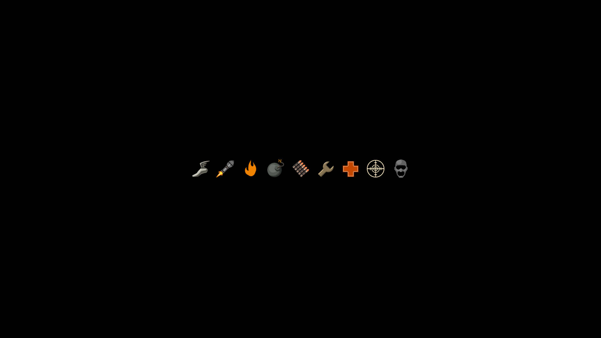 Team Fortress 2 हथियार मिनिमलिस्ट एस्थेटिक लैपटॉप वॉलपेपर