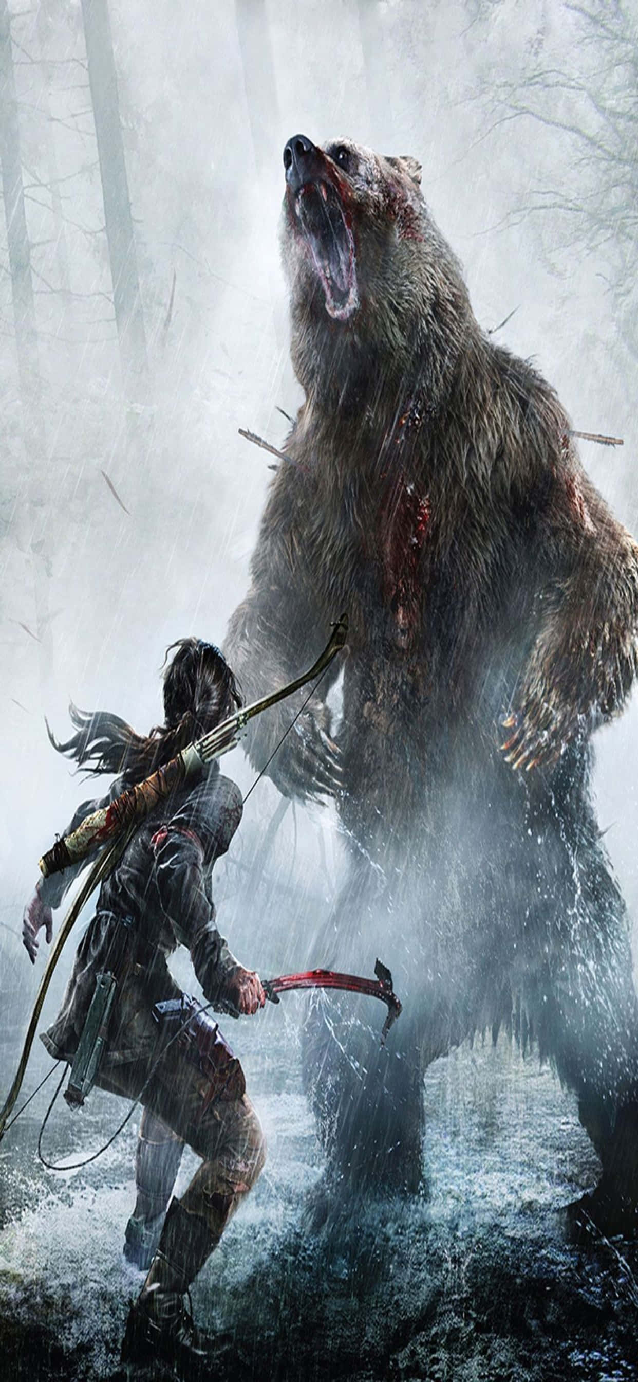 Tomb Raider के नवीनतम संस्करण में लड़ाई और अन्वेषण का आनंद लें वॉलपेपर