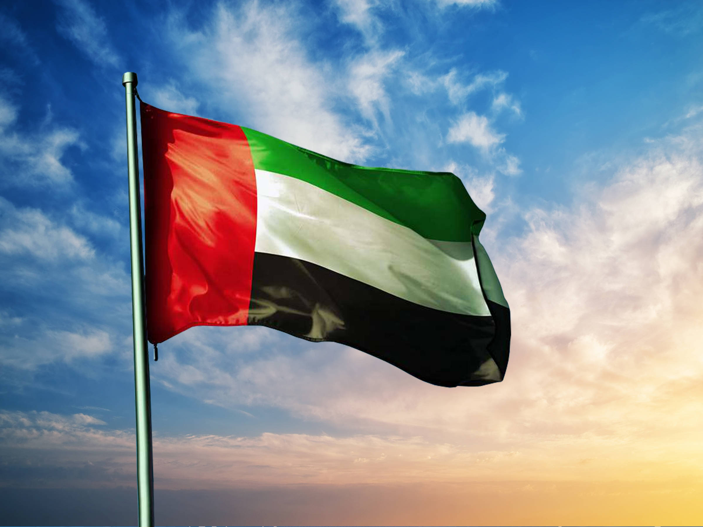 UAE झंडा वॉलपेपर