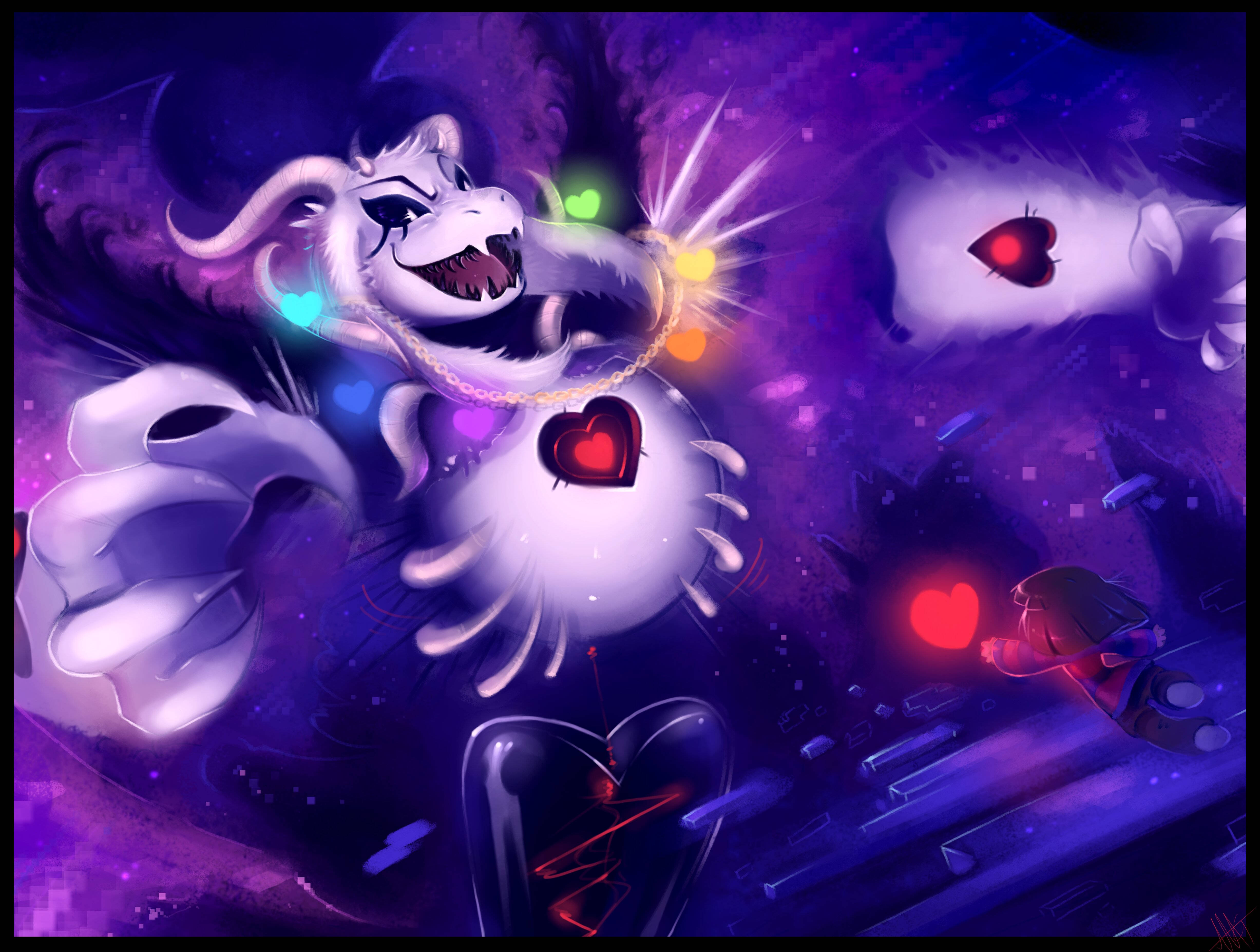 Undertale Flowey 4K गेमिंग वॉलपेपर