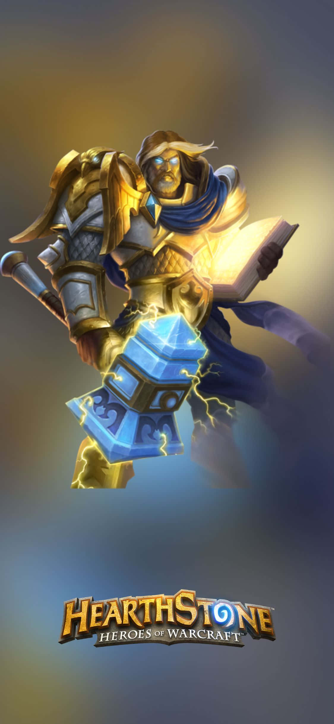 Uther Lightbringer iPhone XS Hearthstone पृष्ठभूमि वॉलपेपर