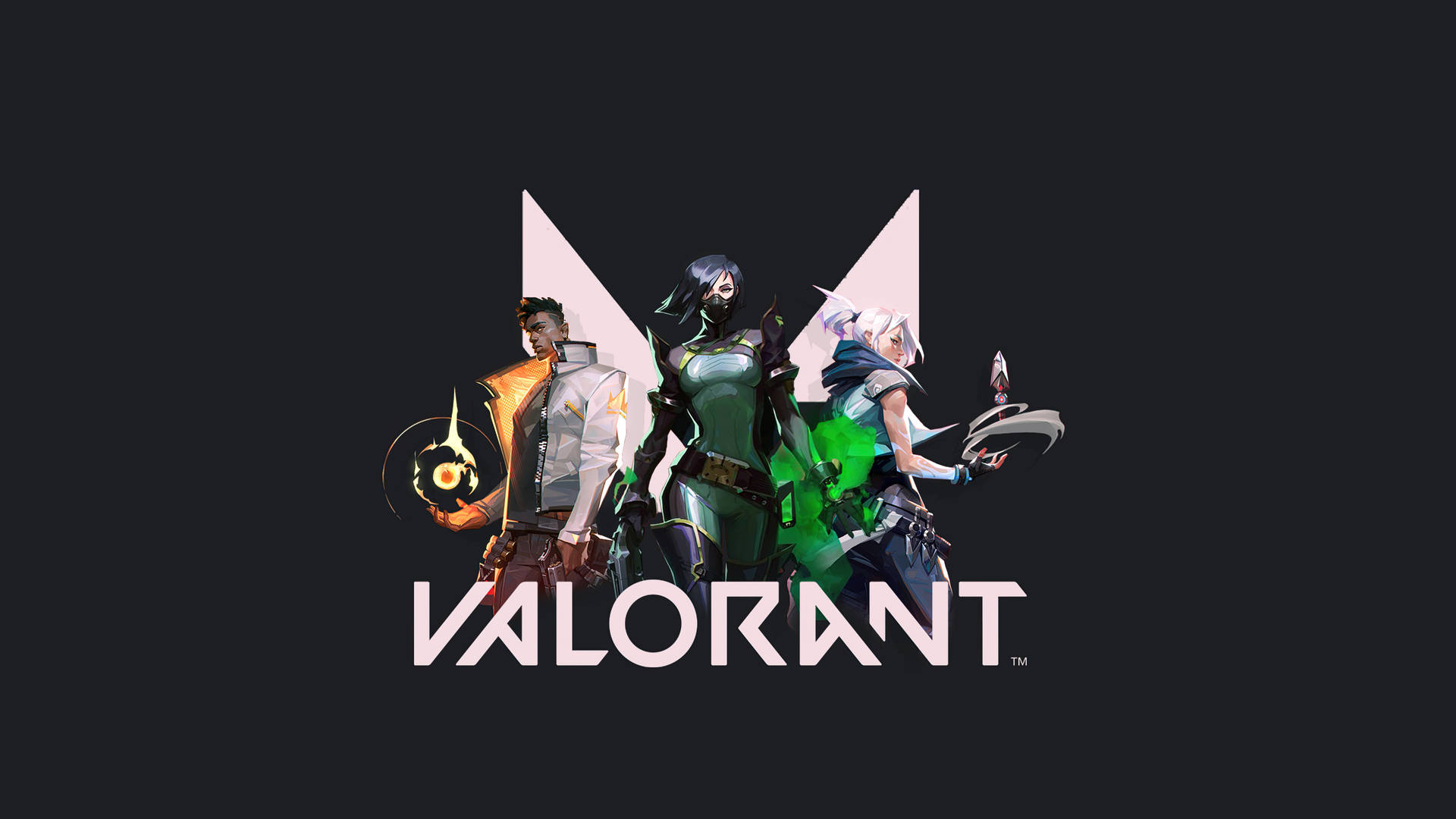 Valorant Phoenix Jett और Viper वॉलपेपर — वैलोरेंट वॉलपेपर