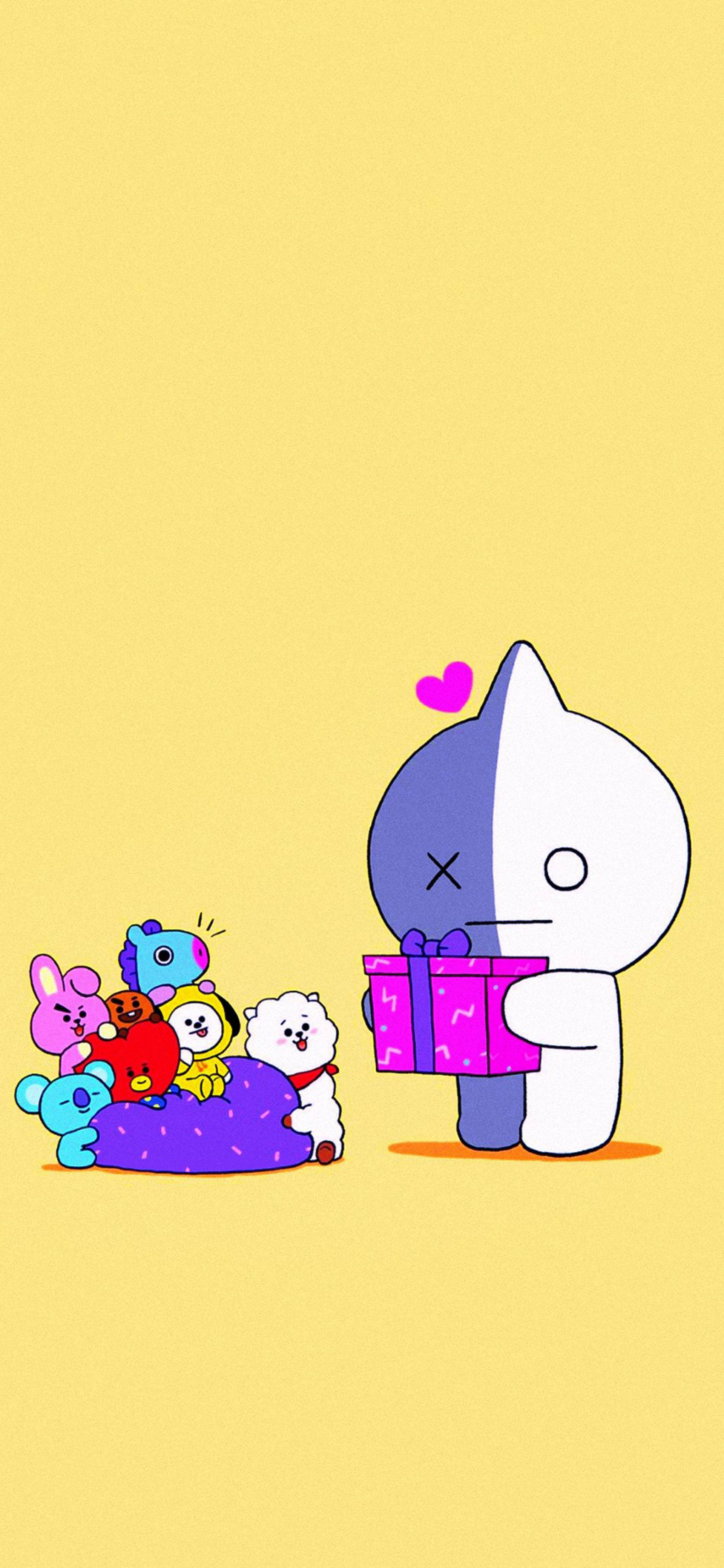 Van BT21 उपहार वॉलपेपर