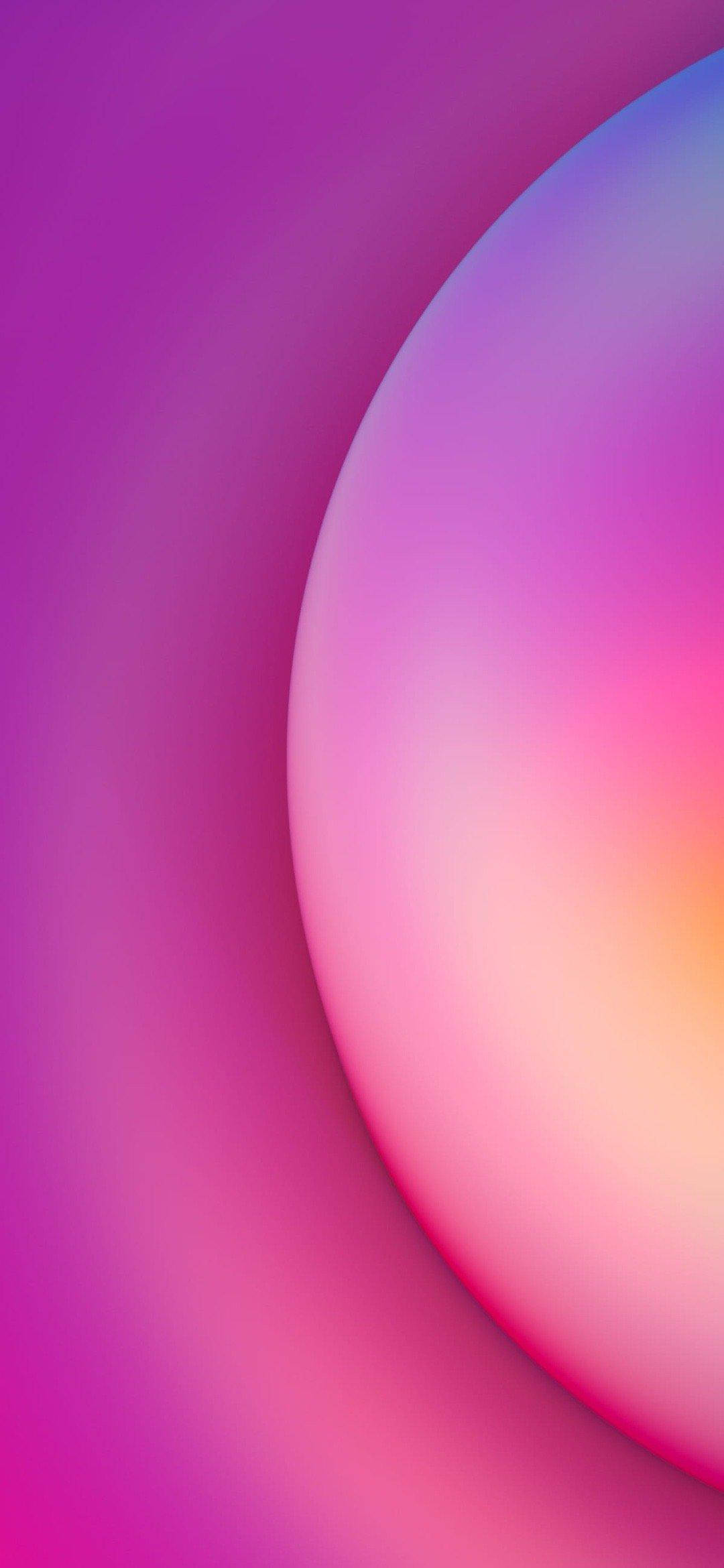 Vivo V20 बैंगनी गोला वॉलपेपर