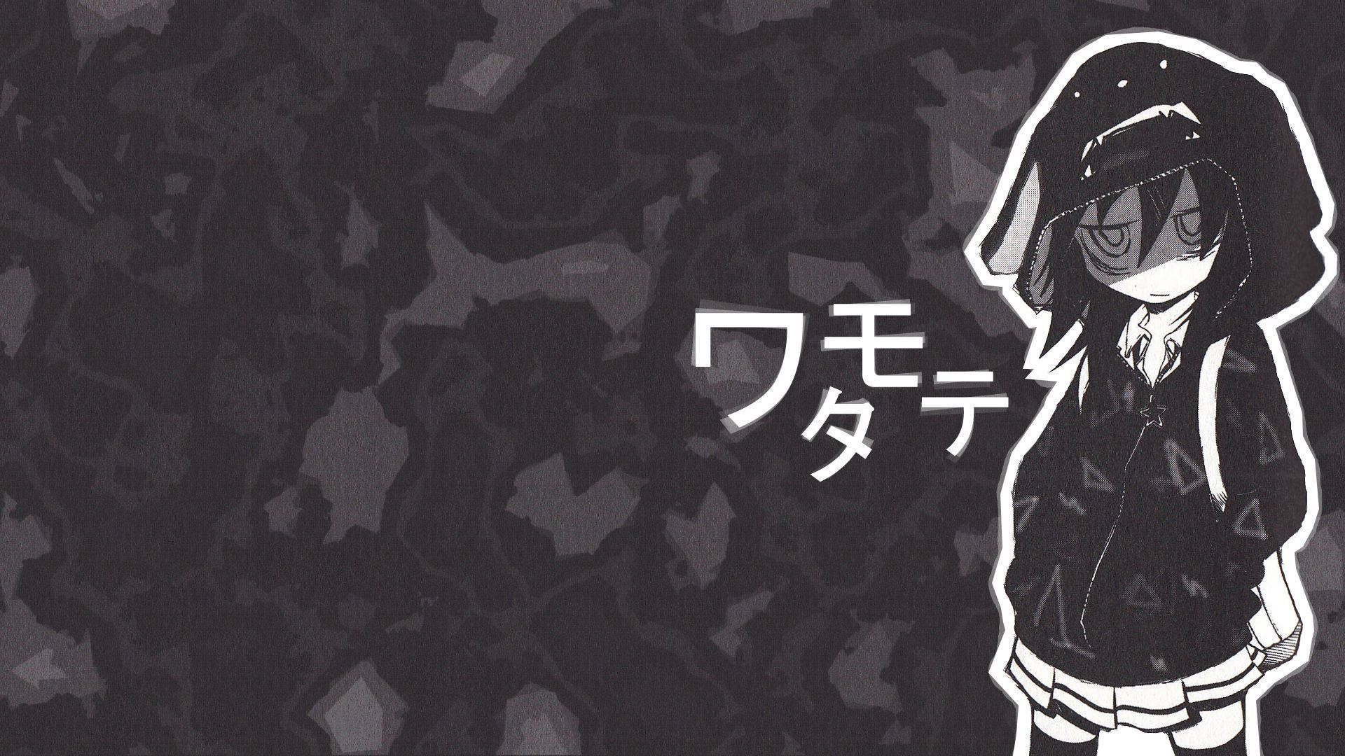 WataMote डार्क एनीमे एस्थेटिक डेस्कटॉप वॉलपेपर