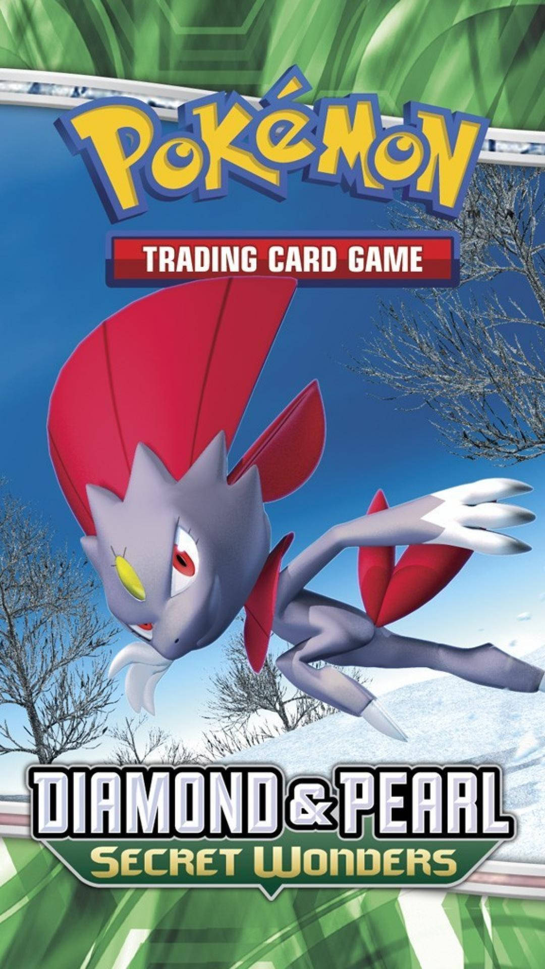 Weavile डायमंड और पर्ल कार्ड्स वॉलपेपर