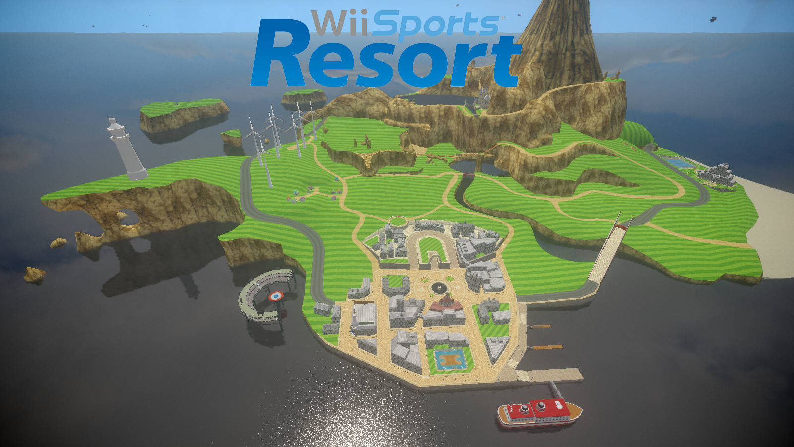 Wii Sports Resort वुहू द्वीप वॉलपेपर