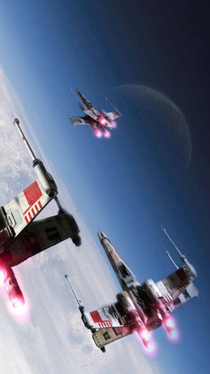 X-Wings Star Wars मोबाइल फोन वॉलपेपर