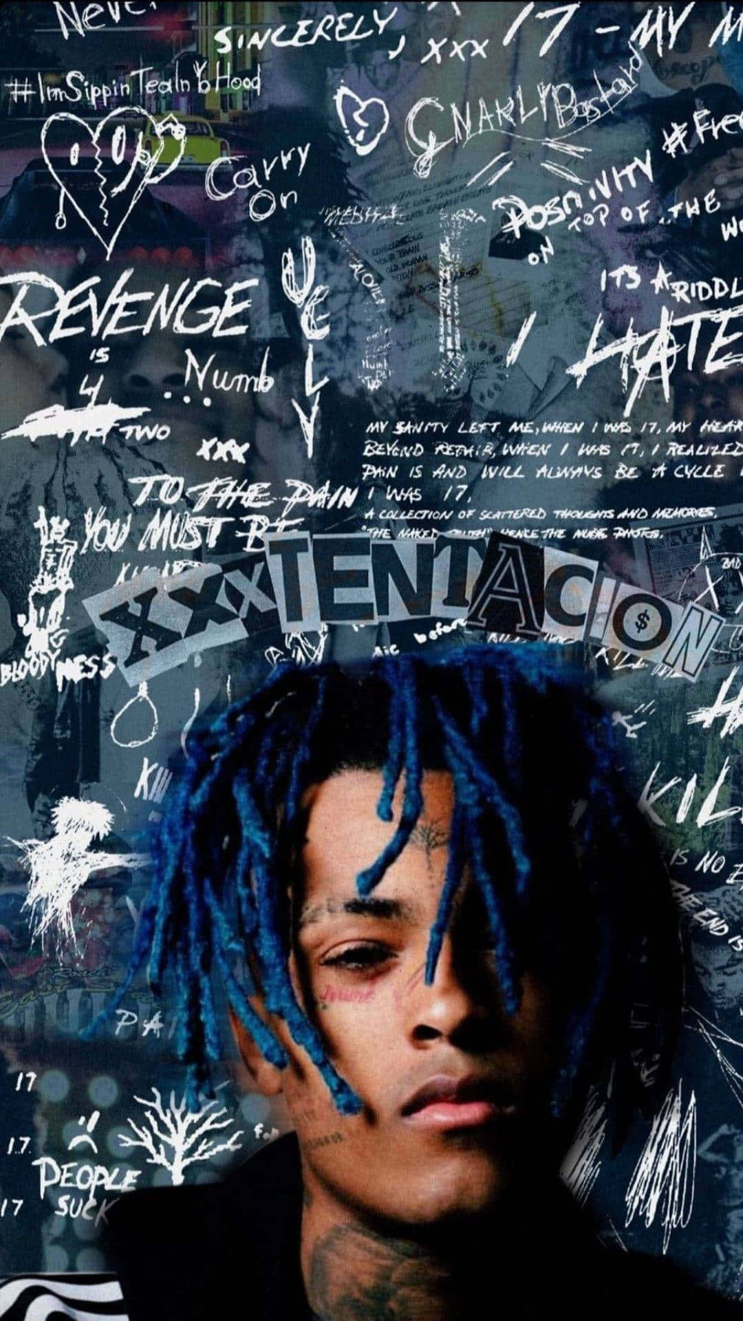 Xxxtentacion PFP डूडल्स वॉलपेपर