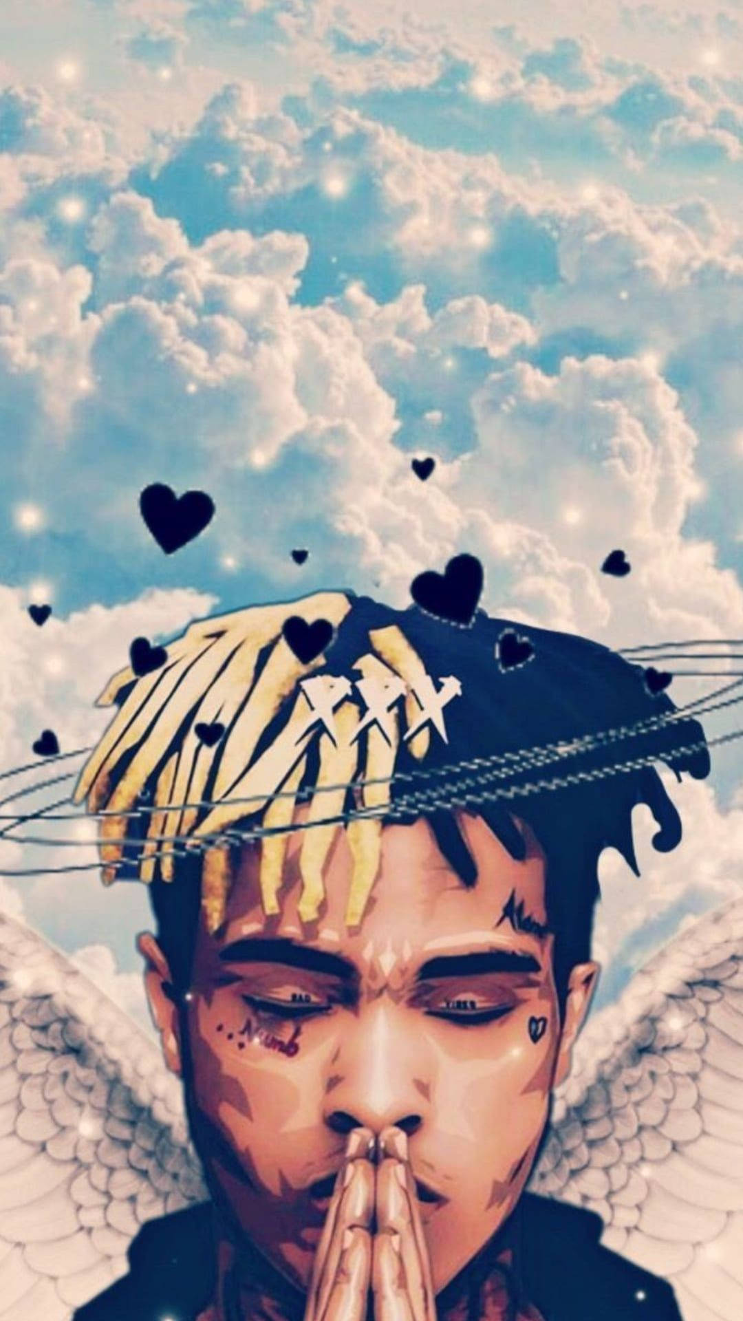 Xxxtentacion एनिमे एंजेल विंग्स वॉलपेपर
