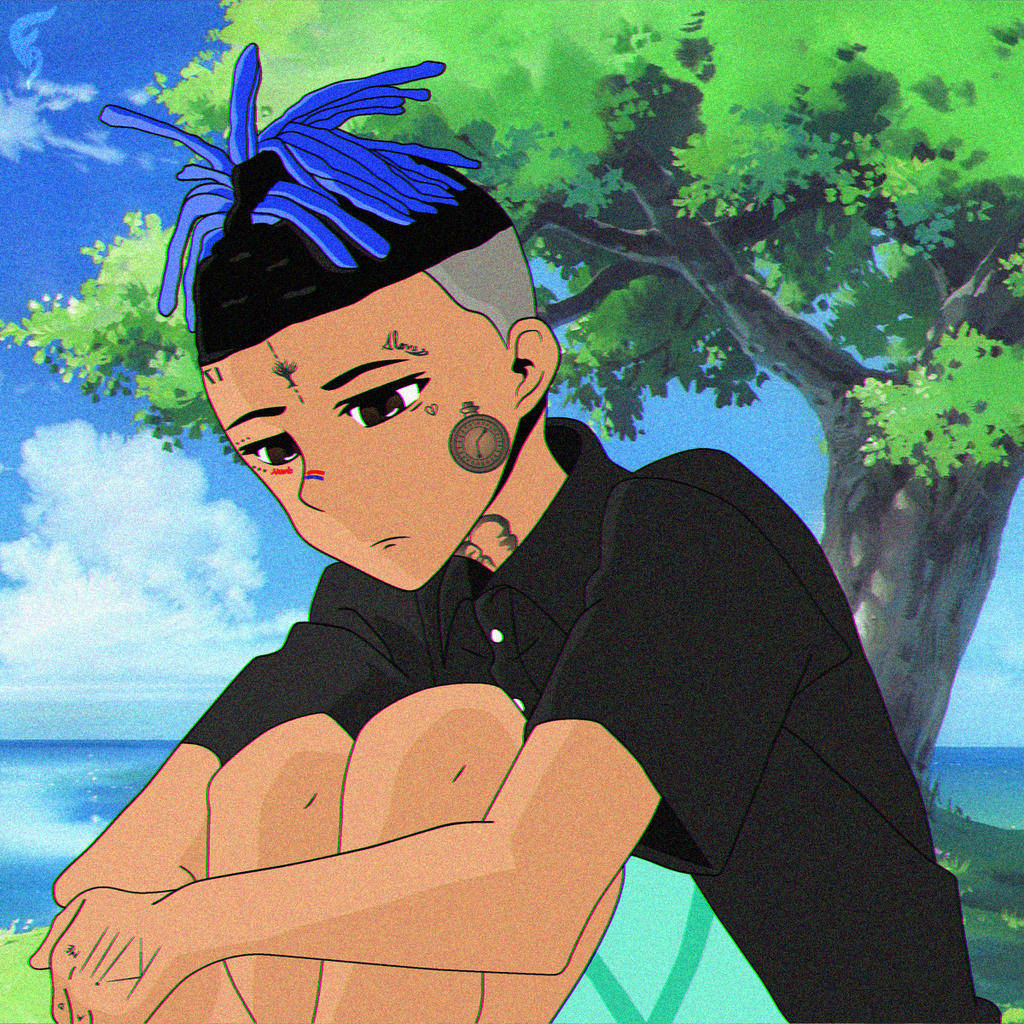 Xxxtentacion एनिमे आर्ट वॉलपेपर