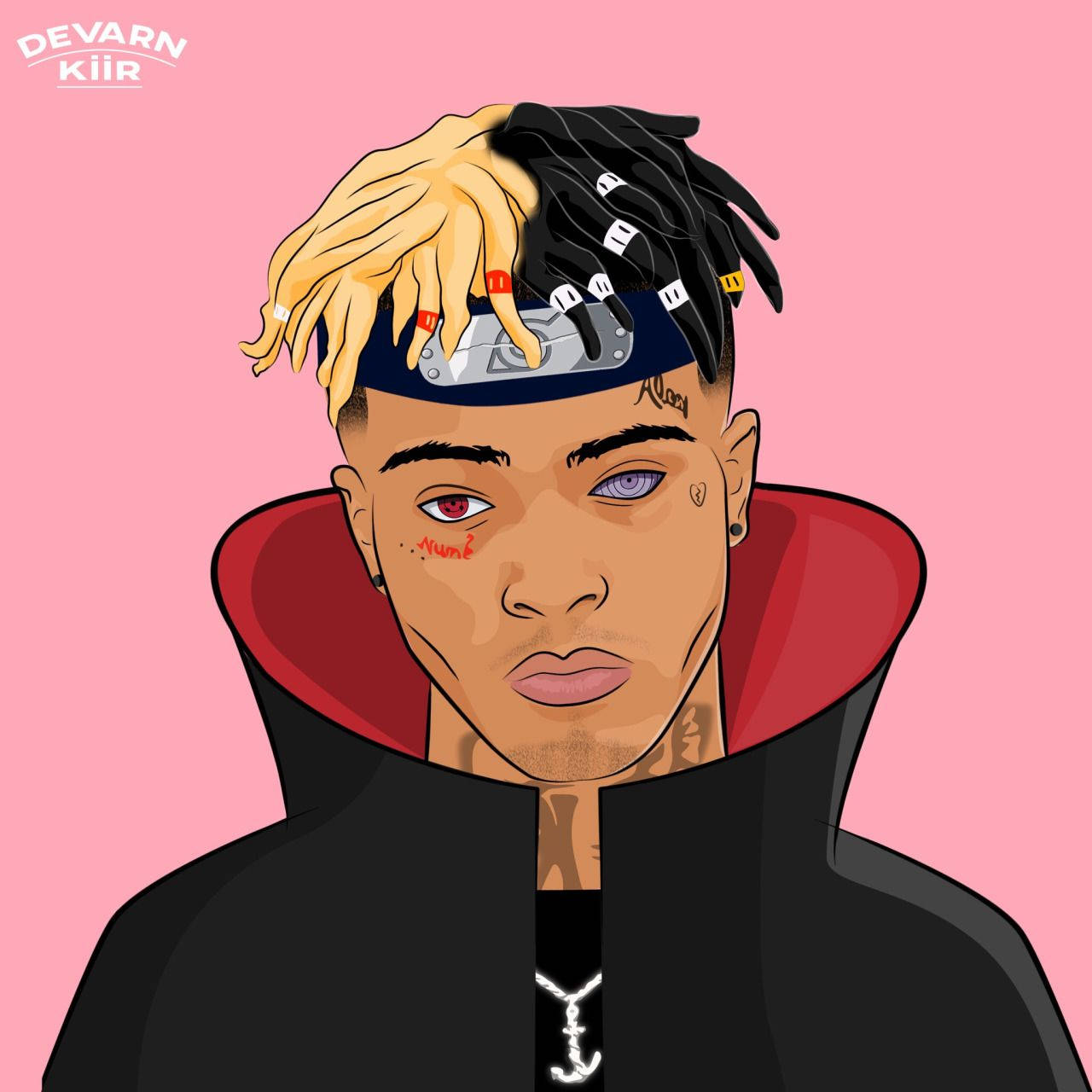 Xxxtentacion एनीमे अकात्सुकी क्लोक वॉलपेपर