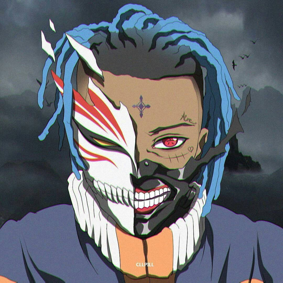Xxxtentacion एनीमे ब्लीच मास्क वॉलपेपर