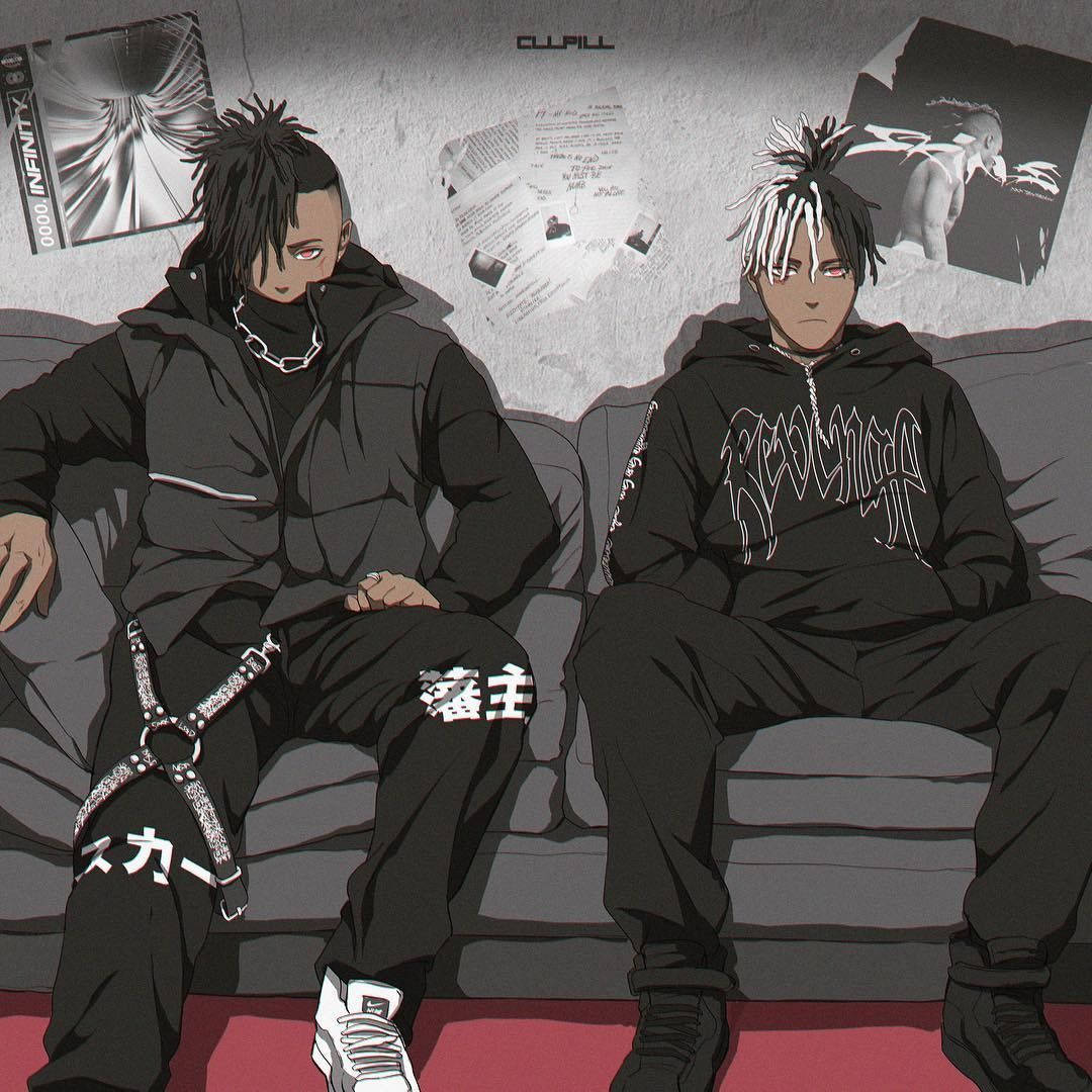 Xxxtentacion एनीमे Scarlxrd के साथ वॉलपेपर