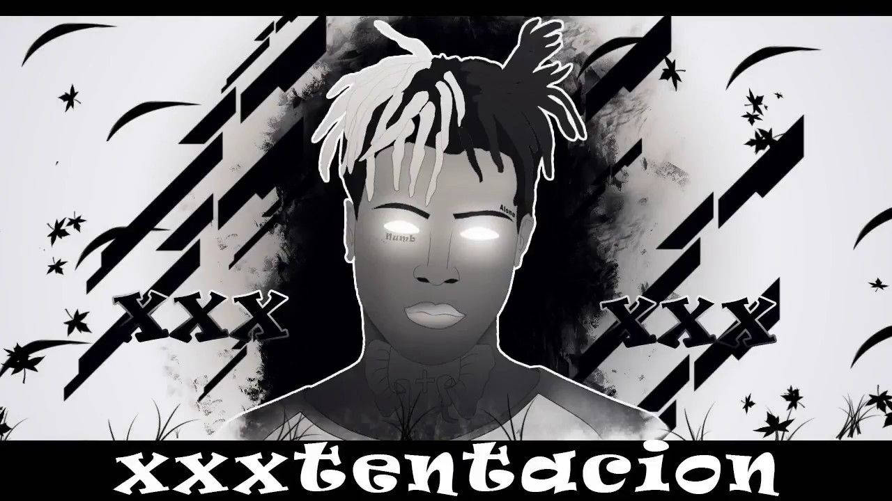 Xxxtentacion एनीमे रैपर पोस्टर वॉलपेपर