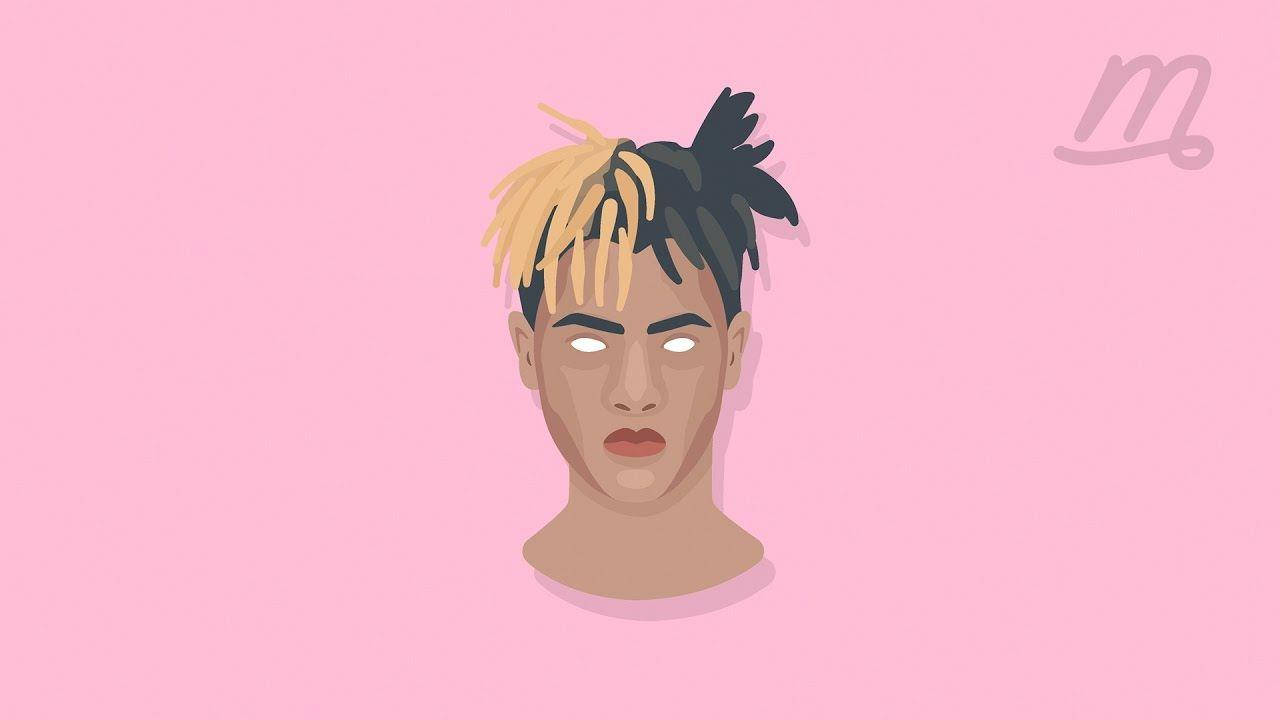 Xxxtentacion एनीमे गुलाबी कला वॉलपेपर