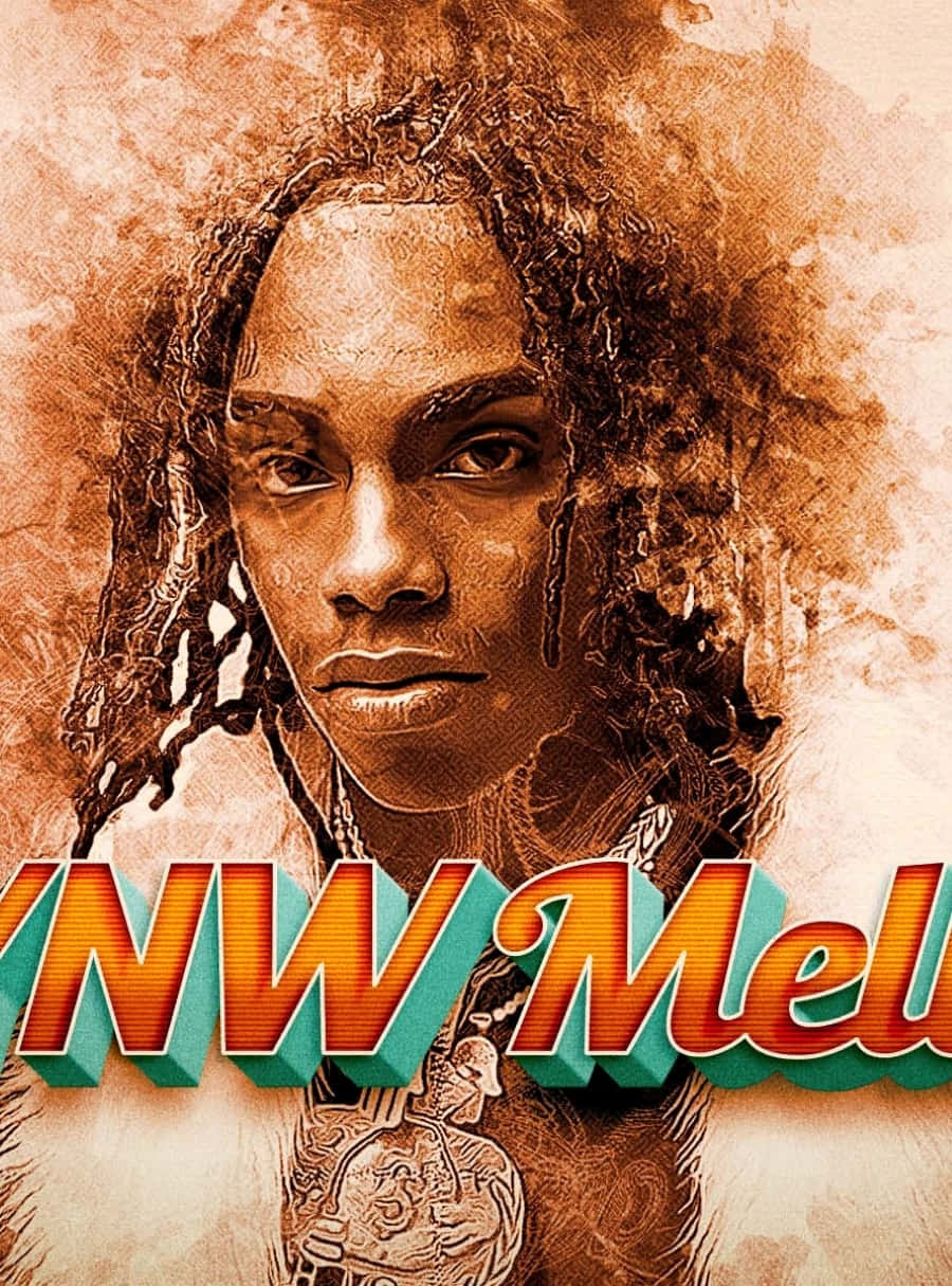 YNW Melly एनिमेटेड चित्रण वॉलपेपर