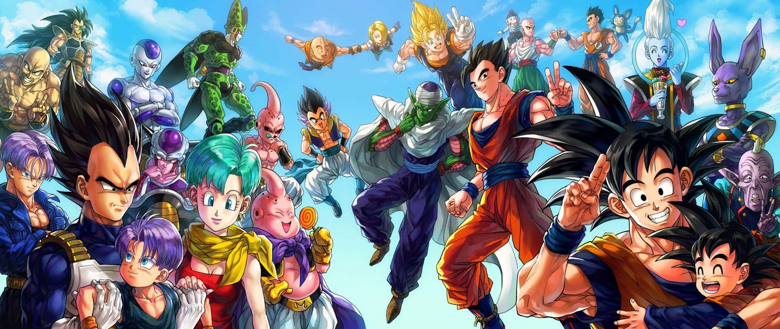 गोकू और Z फाइटर्स के साथ मिलकर ब्रह्मांड की रक्षा करें Dragon Ball Super में! वॉलपेपर