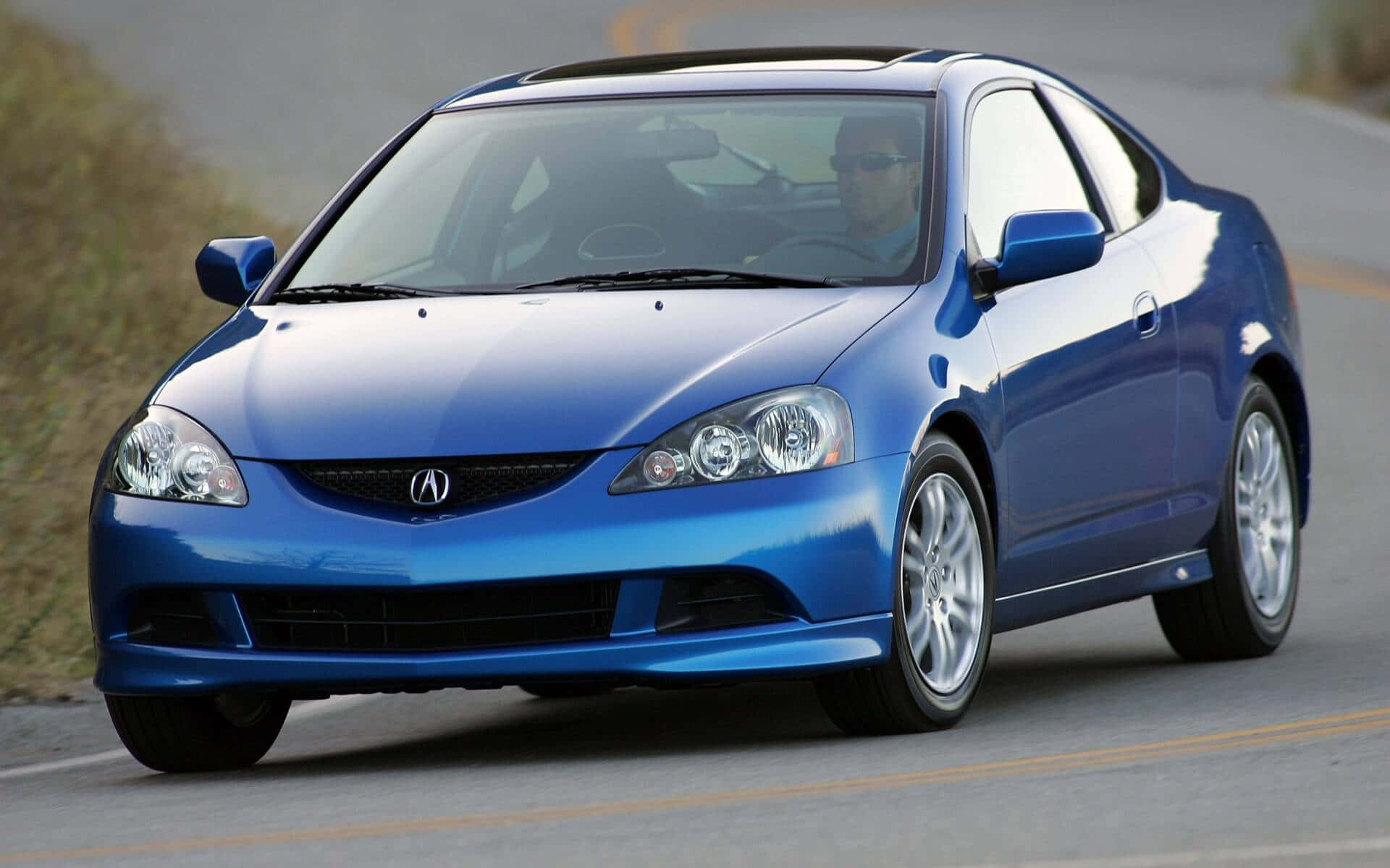अक्यूरा RSX स्पोर्टी कूप कार वॉलपेपर