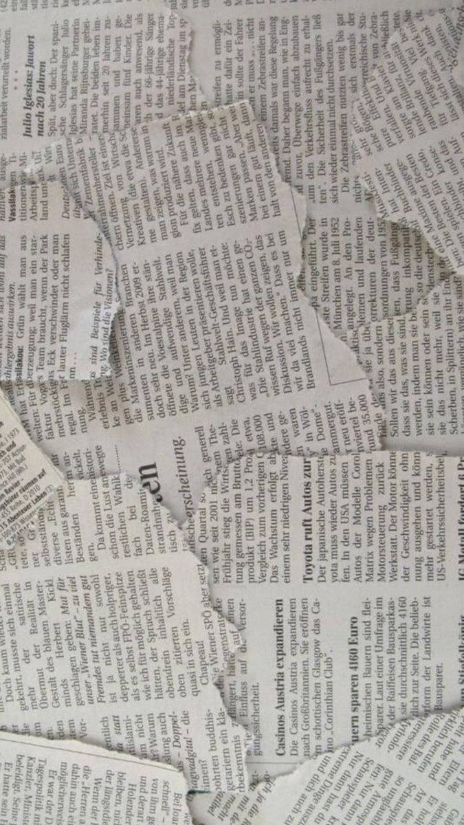 अखबार सौंदर्यशास्त्र फटे टुकड़े पोर्ट्रेट वॉलपेपर