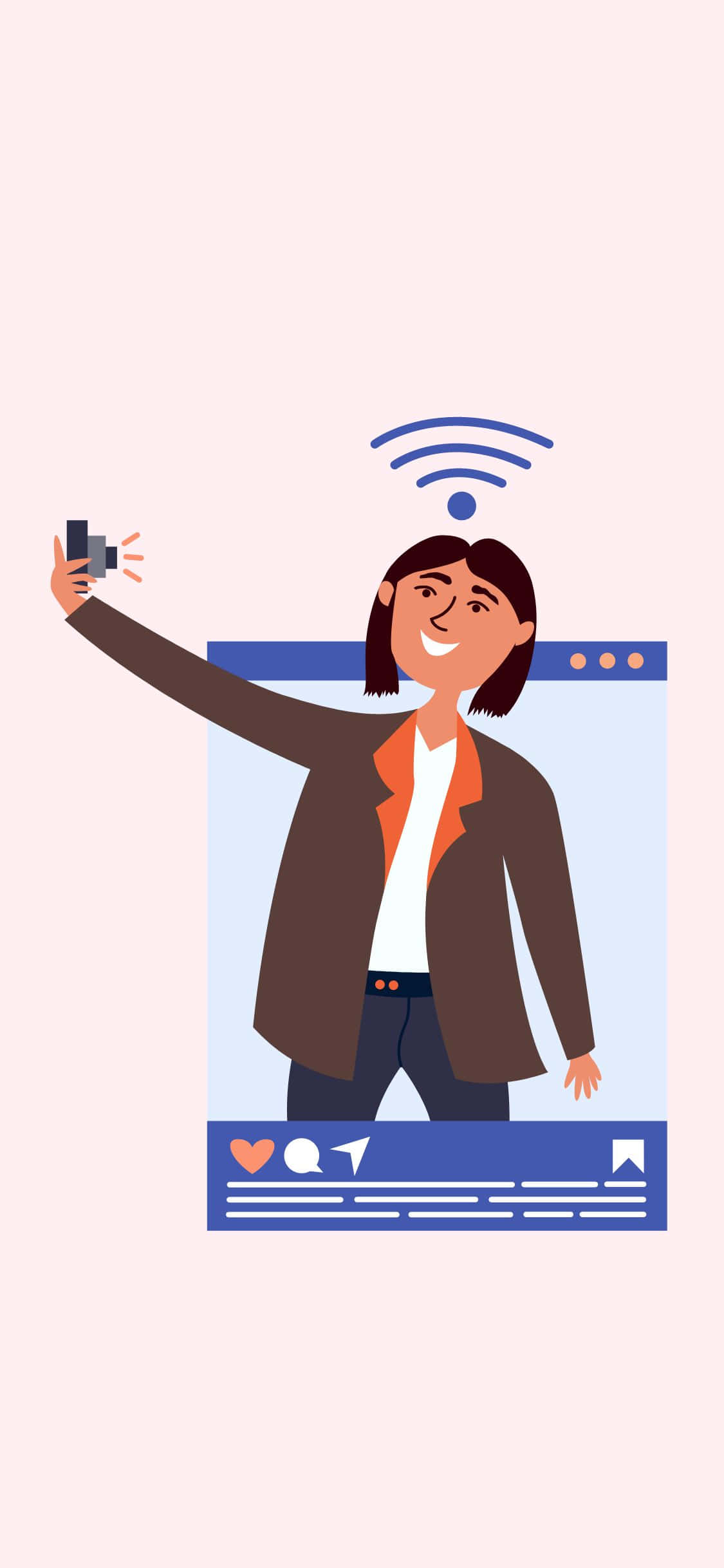 Social के साथ अपना नया iPhone X दिखाएं वॉलपेपर
