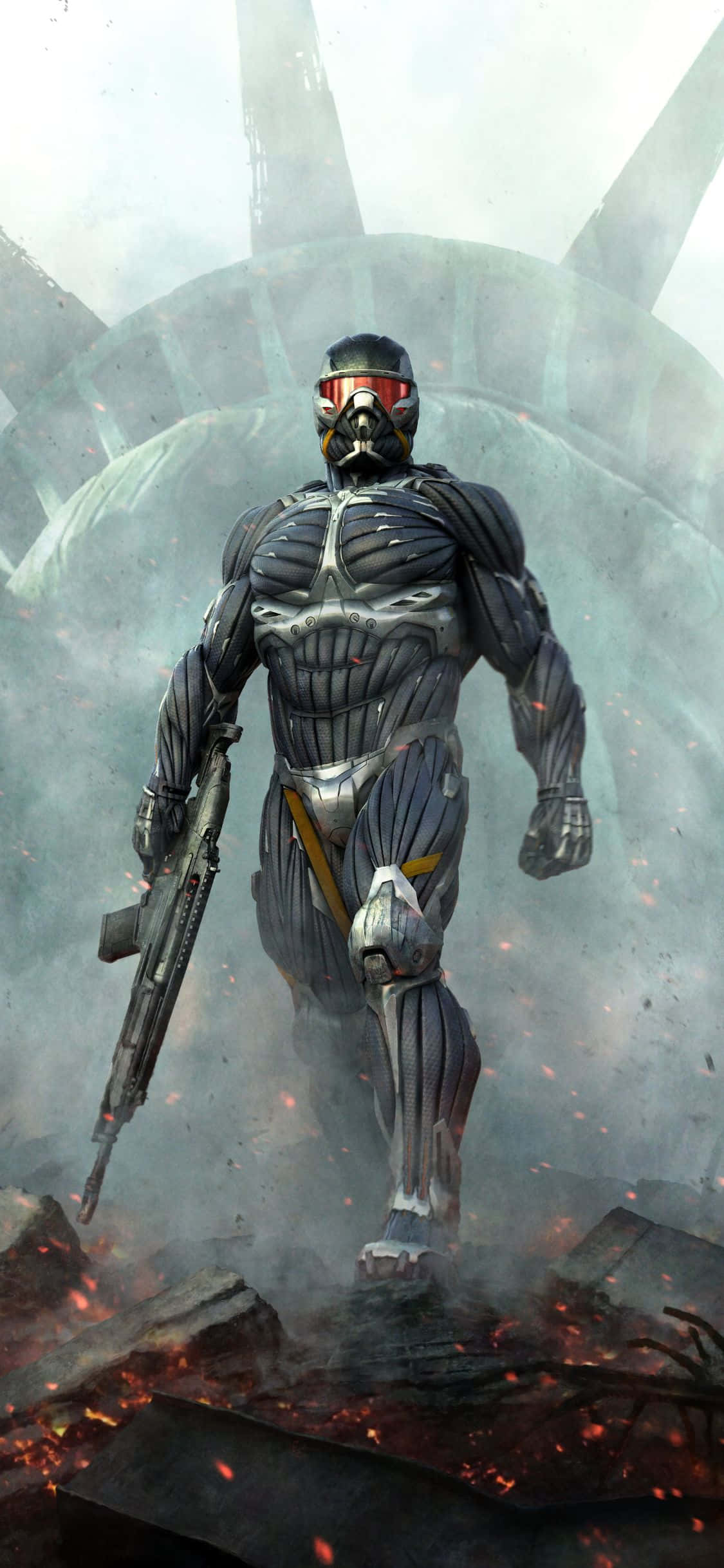 अपने iPhone X पर Crysis 3 खेलें वॉलपेपर