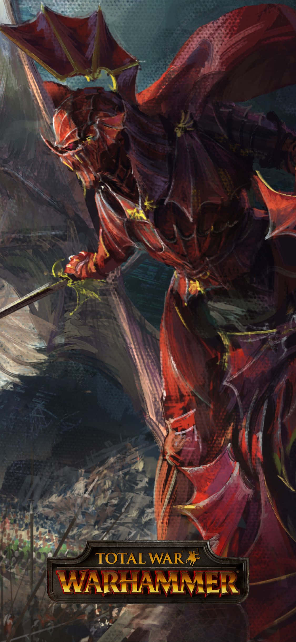 अपने iPhone X पर Total War Warhammer की समृद्ध कल्पना को उजागर करें वॉलपेपर