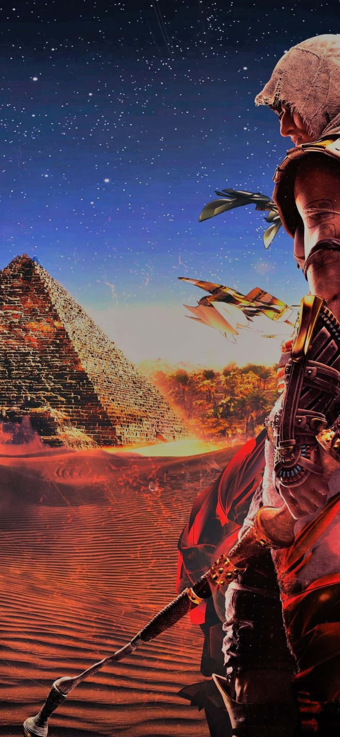 अपने iPhone X पर Assassin's Creed Origins खेलने के लिए तैयार हो जाइए वॉलपेपर