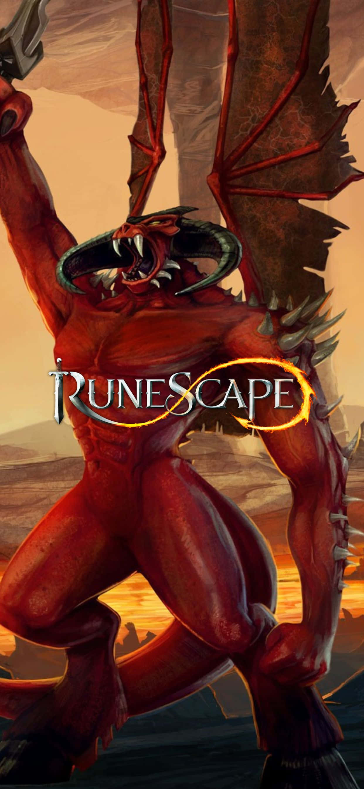अपने iPhone Xs Max पर Runescape की दुनिया का अन्वेषण करें वॉलपेपर