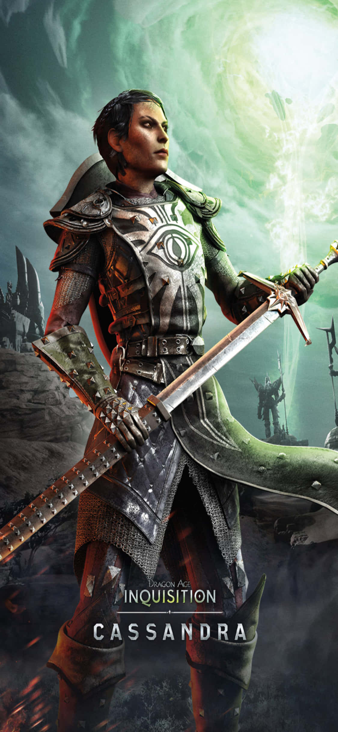 अपने iPhone Xs के साथ Dragon Age Inquisition की दुनिया में कदम रखें वॉलपेपर