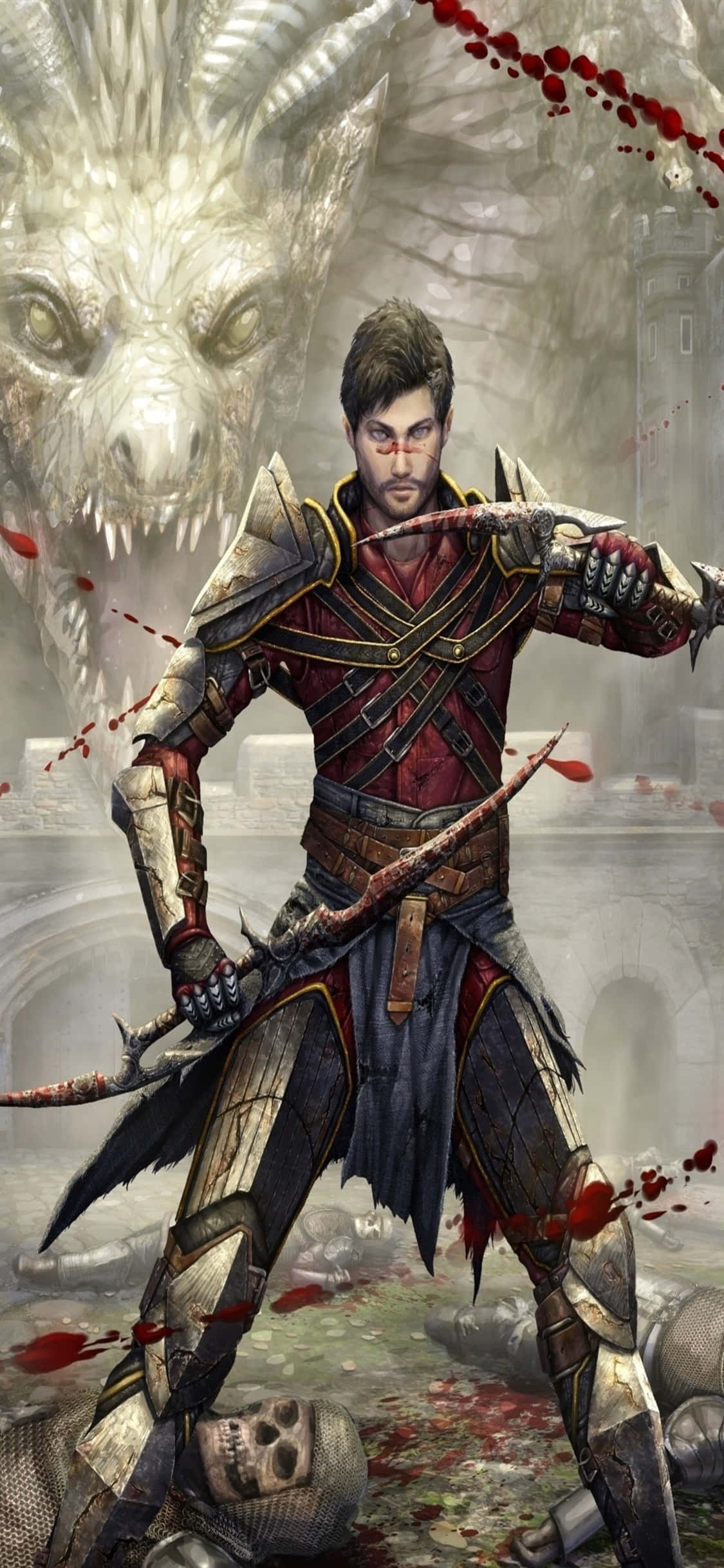अपने iPhone Xs पर Dragon Age Inquisition की महाकाव्य दुनिया का अन्वेषण करें! वॉलपेपर