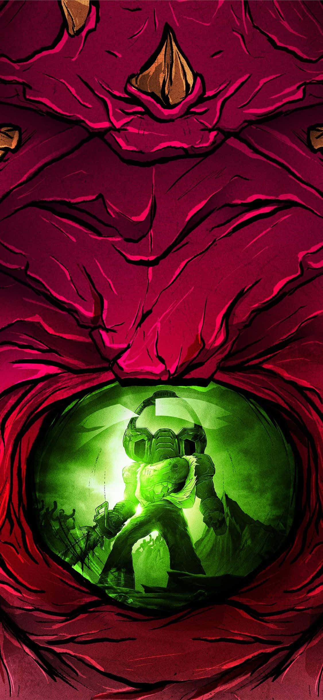 अपने iPhone से "Doom Eternal" अनुभव की शक्ति को अनलॉक करें वॉलपेपर