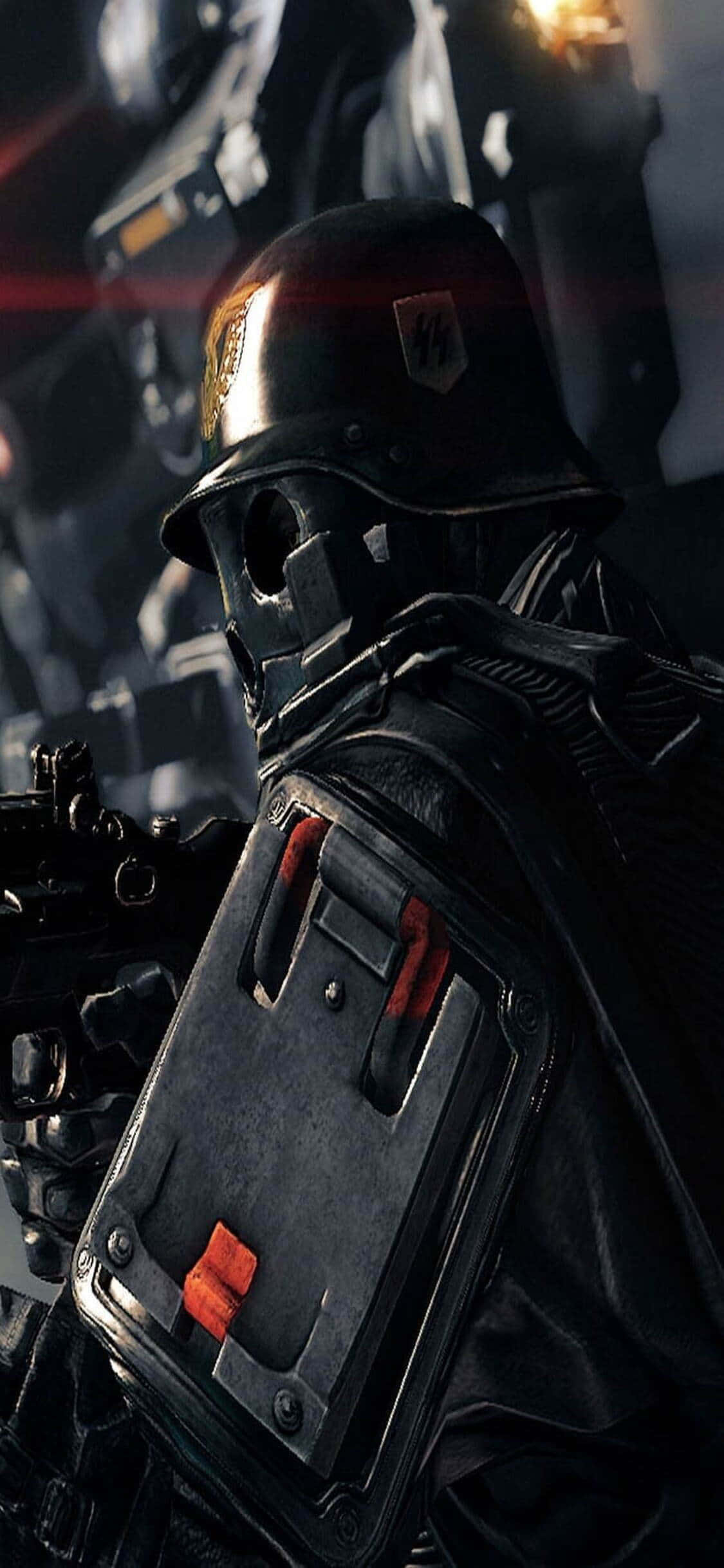 अपने नए iPhone Xs पर Wolfenstein II की दुनिया में डूब जाएं! वॉलपेपर