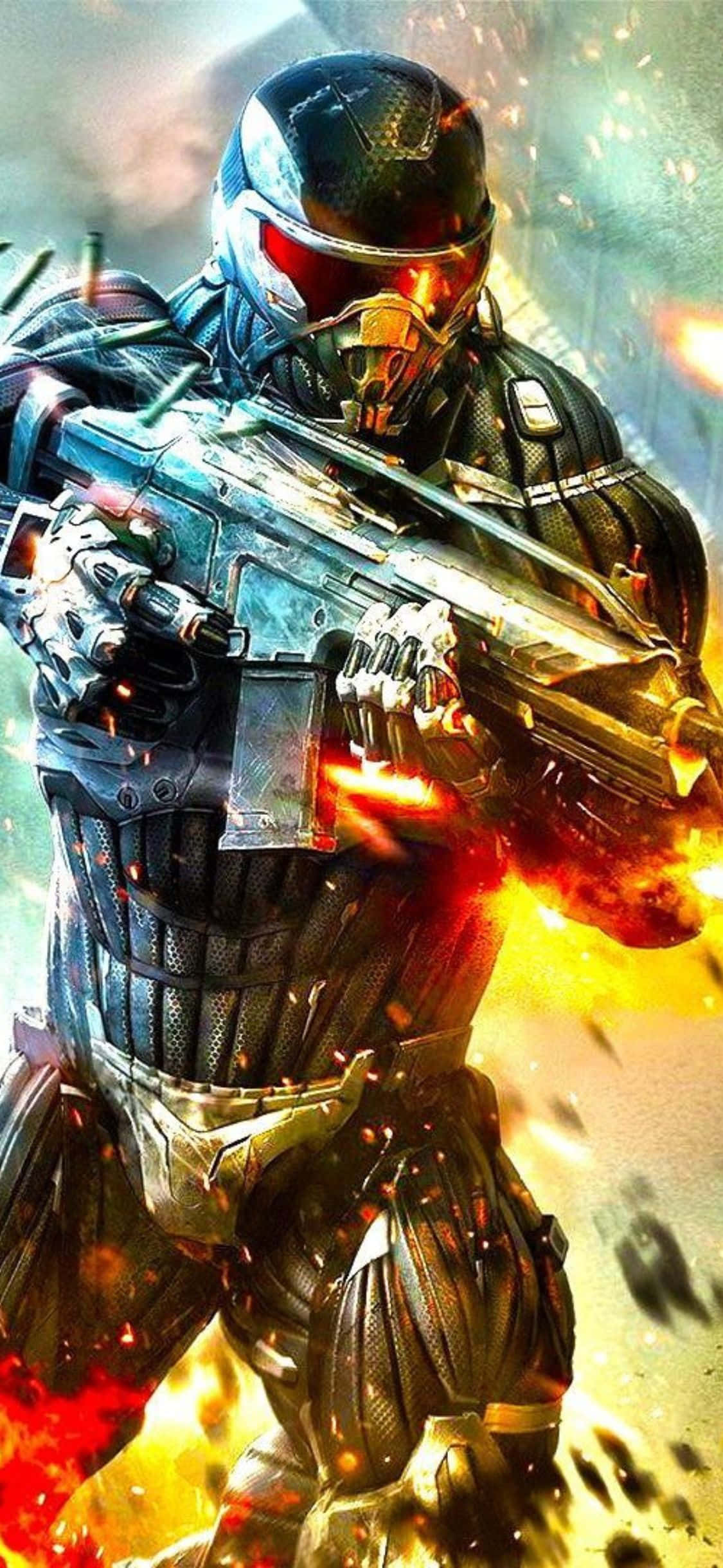 अपने नवीनतम iPhone X पर Crysis 3 का आनंद लें वॉलपेपर