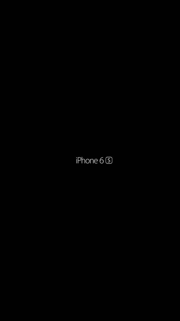 आईफोन 6s बेसिक ब्लैक वॉलपेपर
