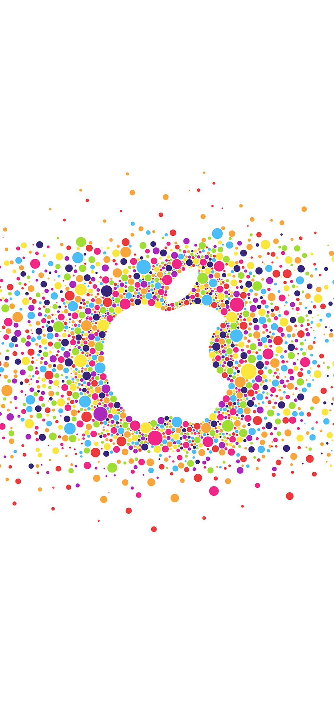 इंद्रधनुष iPhone के साथ जीवन के रंगों का जश्न मनाएं वॉलपेपर