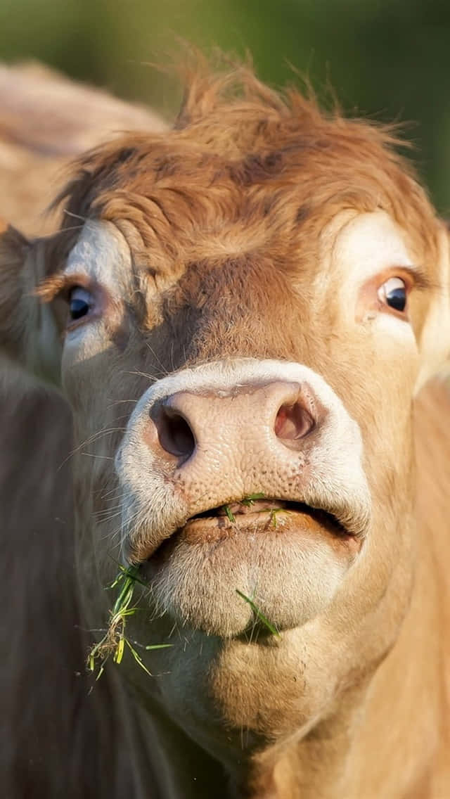 "इस प्यारी गाय को देखो!" वॉलपेपर