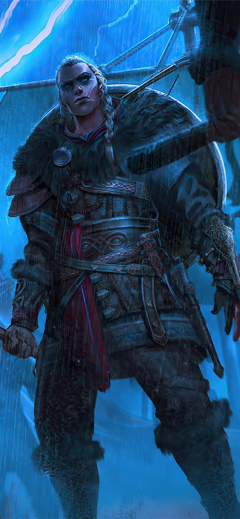 Android Assassin's Creed Valhalla बैकग्राउंड खड़ा वॉलपेपर