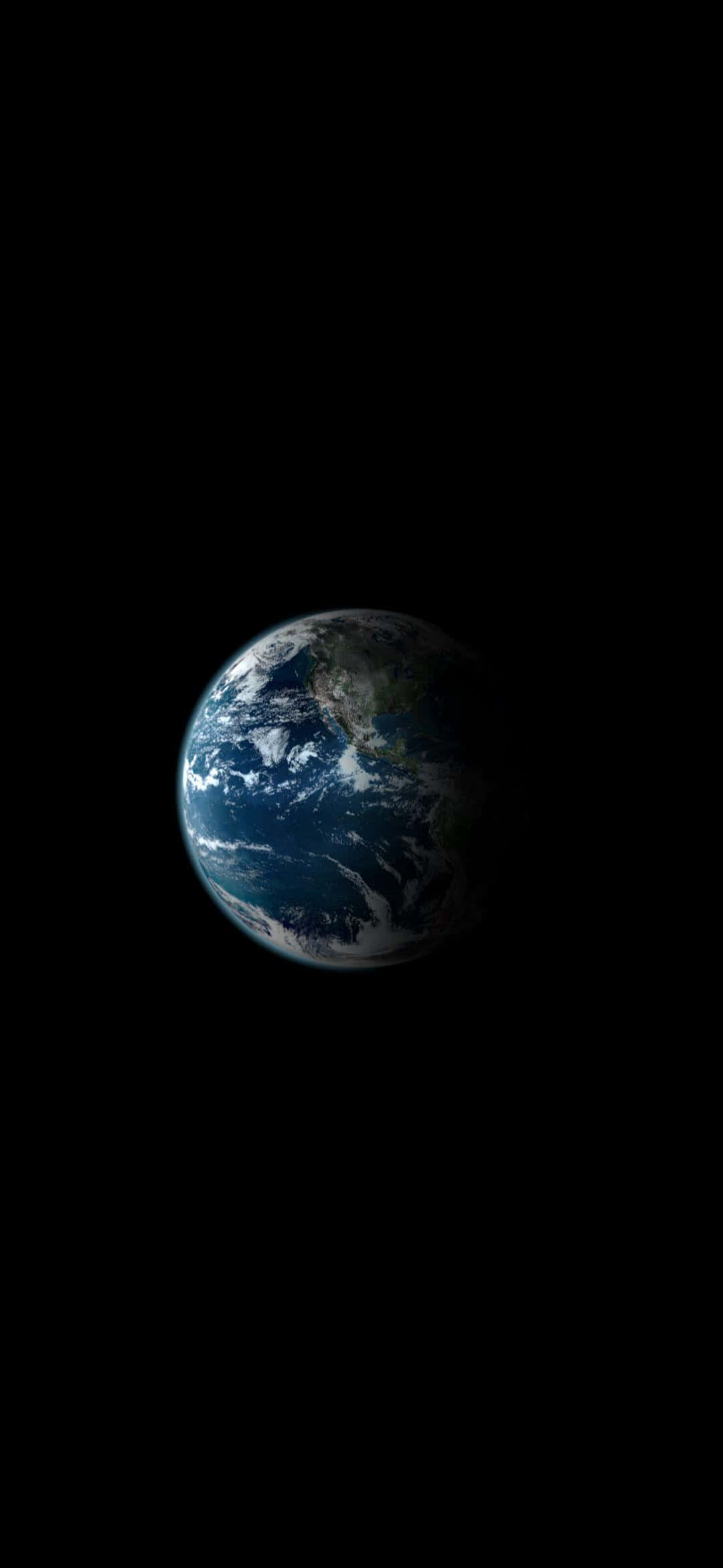 एक असली डार्क फोन अपने आधुनिक डिजाइन को दर्शाते हुए क्रियाशील। वॉलपेपर