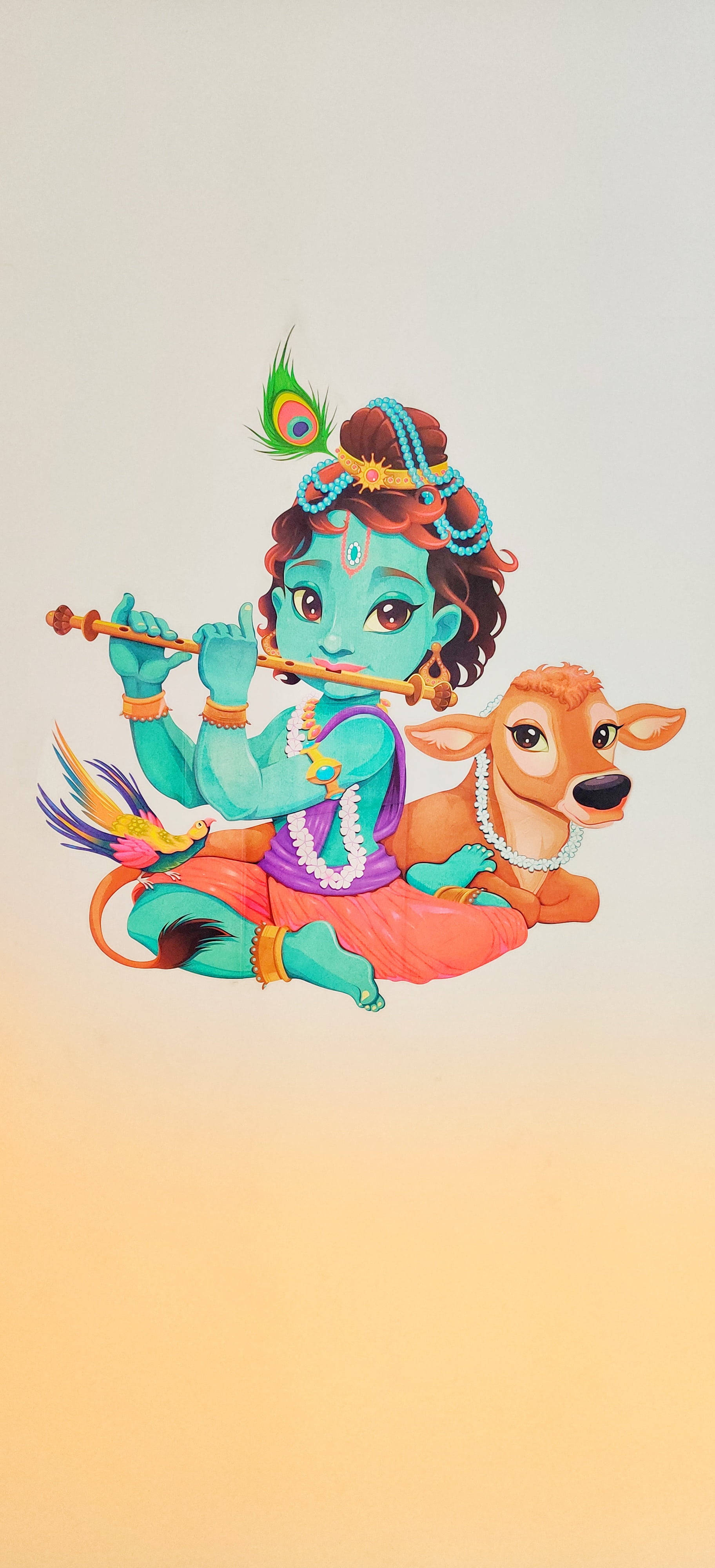 कृष्णा एचडी बेबी गाय वॉलपेपर