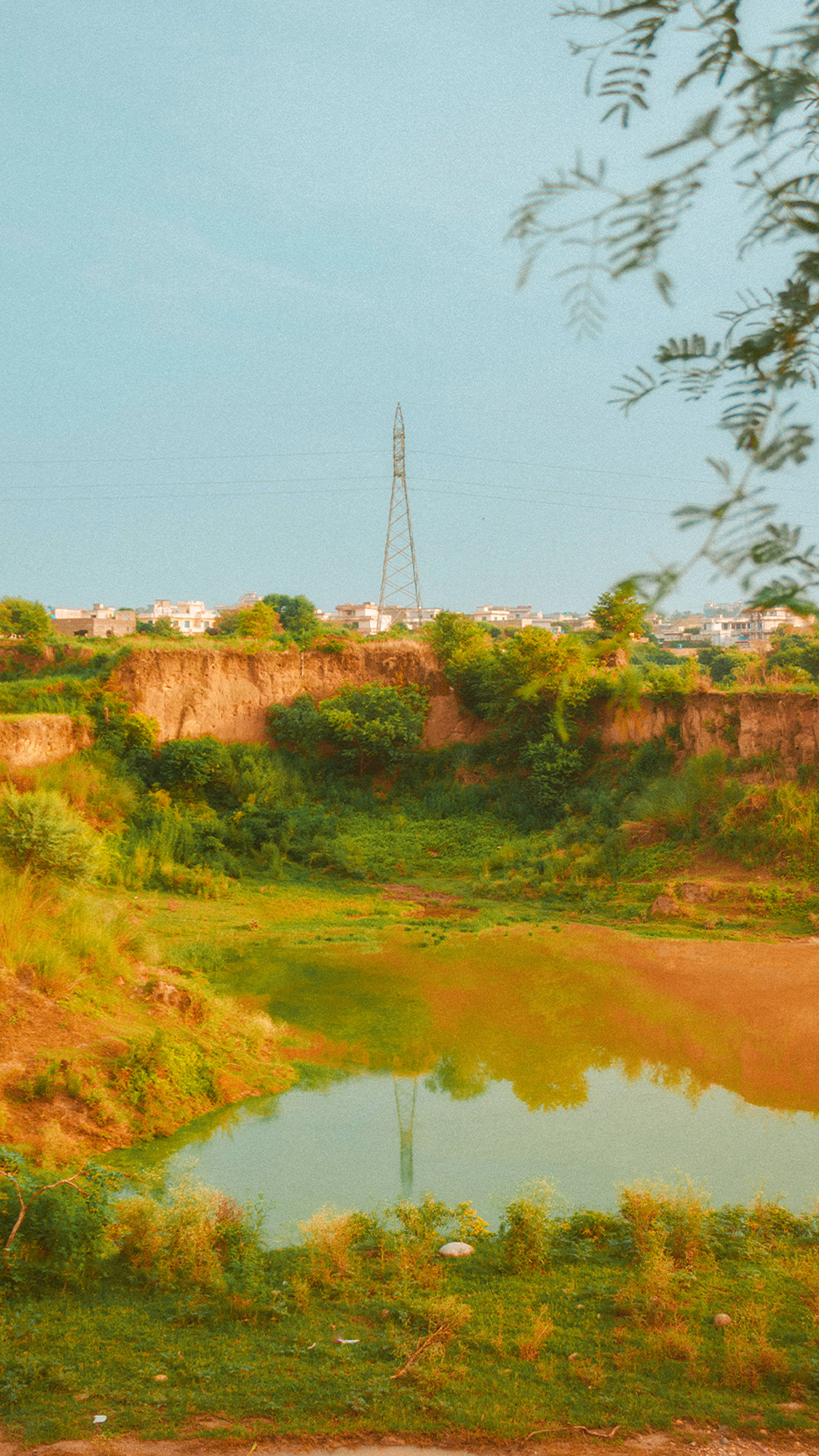 खेत का गड्ढा कॉटेजकोर सौंदर्य वॉलपेपर