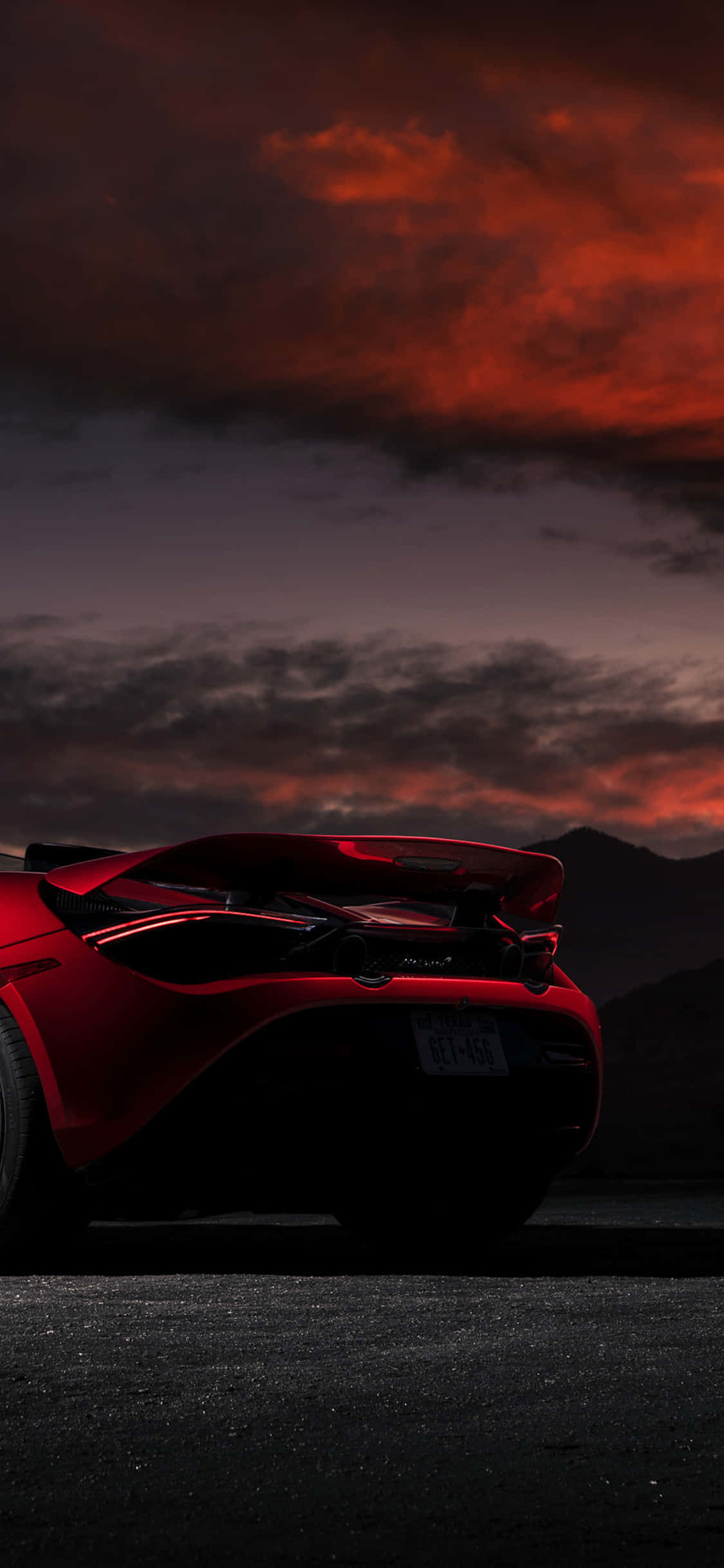 गति और शैली के लिए सेट, iPhone Xs McLaren 720s वॉलपेपर
