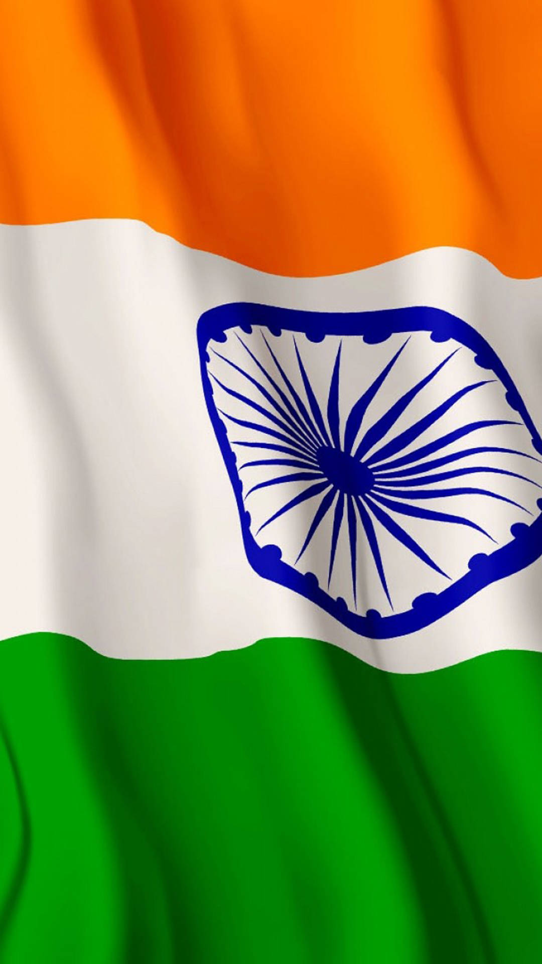 गर्व के रंग - लहराता हुआ भारतीय झंडा — मोबाइल जीआईएफ वॉलपेपर