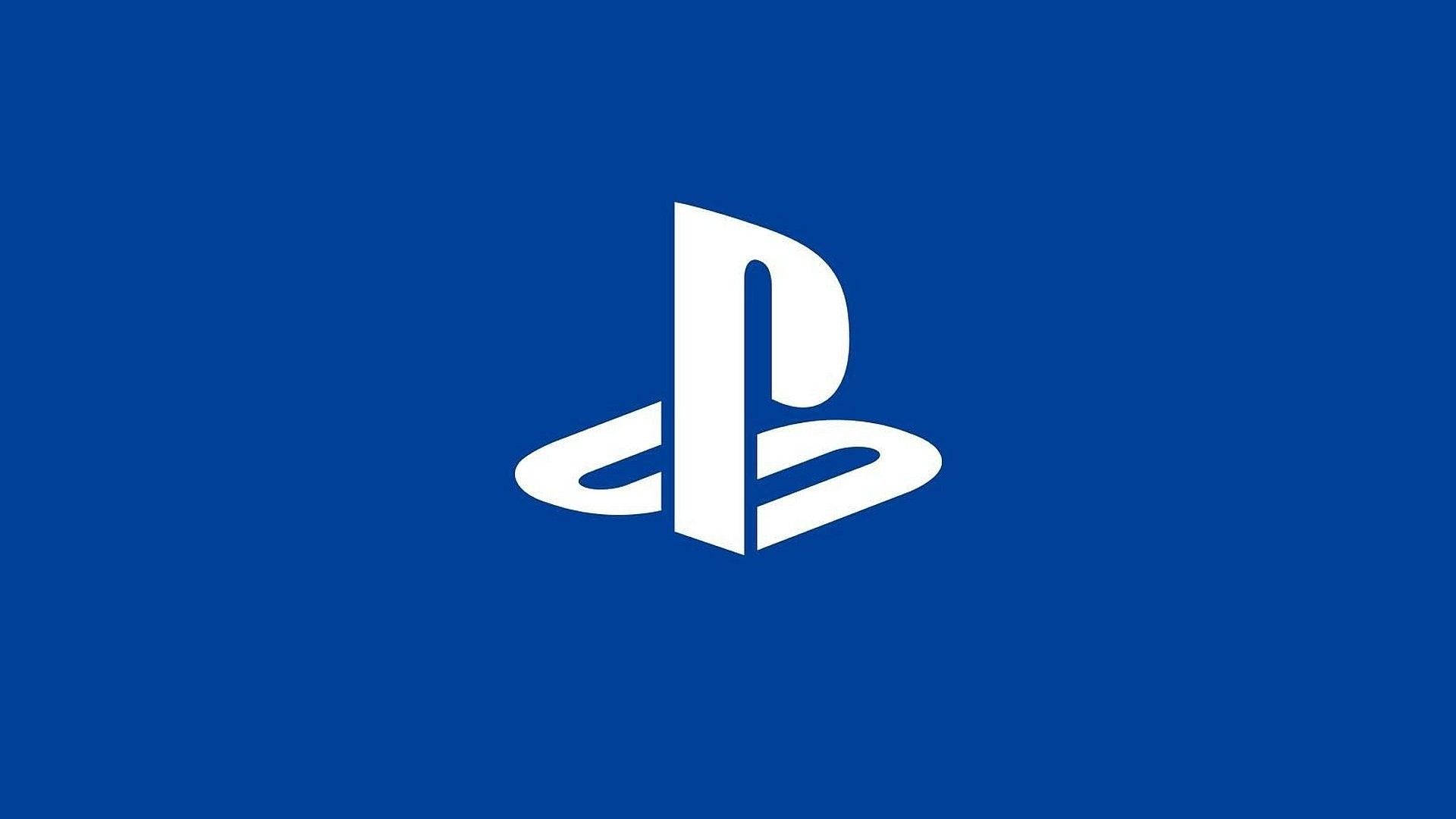गहरा नीला PS4 लोगो वॉलपेपर