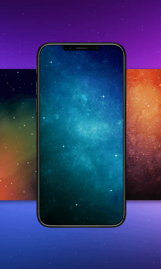गैलेक्सी एप्पल स्मार्टफोन iPhone XS OLED बैकग्राउंड वॉलपेपर