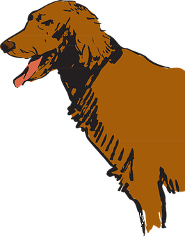 गोल्डन रिट्रीवर सिल्हूट वॉलपेपर